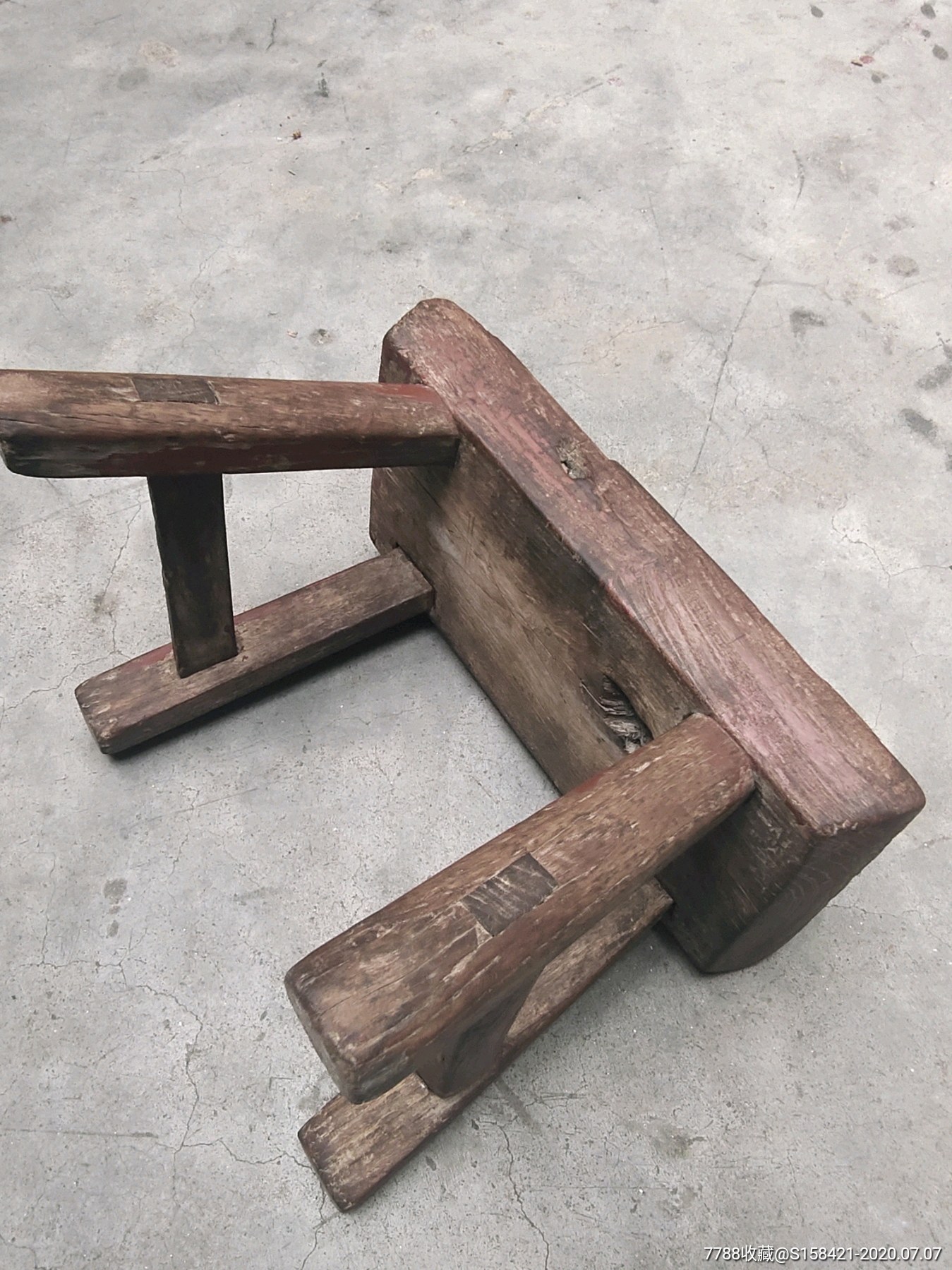 苏作柞桑木农家老小凳