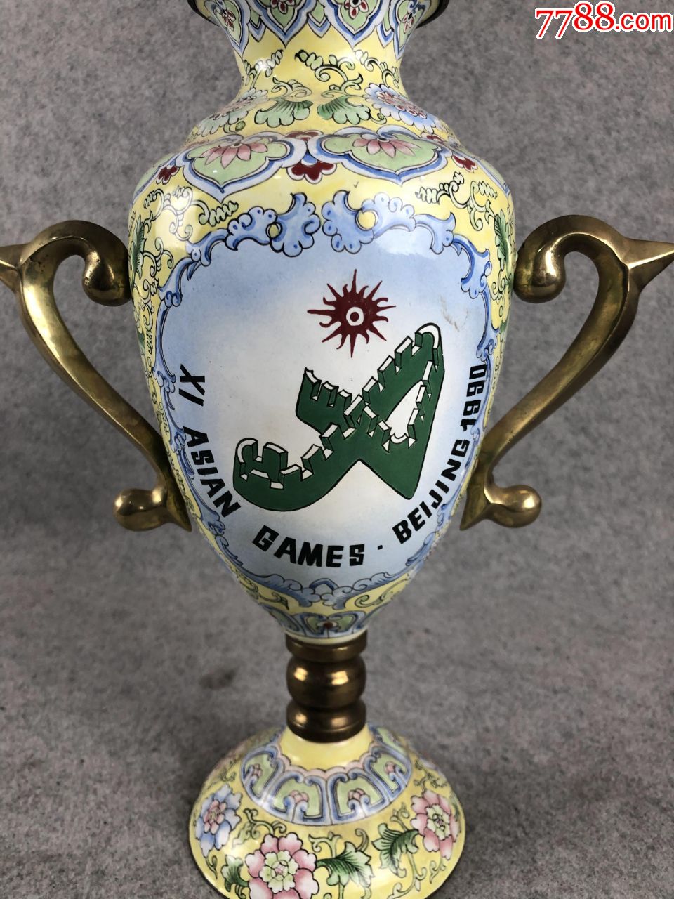 珐琅彩亚运会奖杯