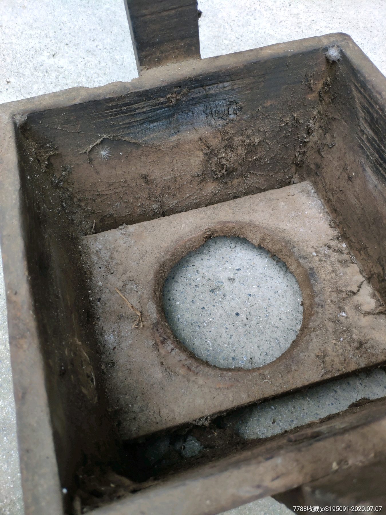 老手提木制火盆民俗老物件