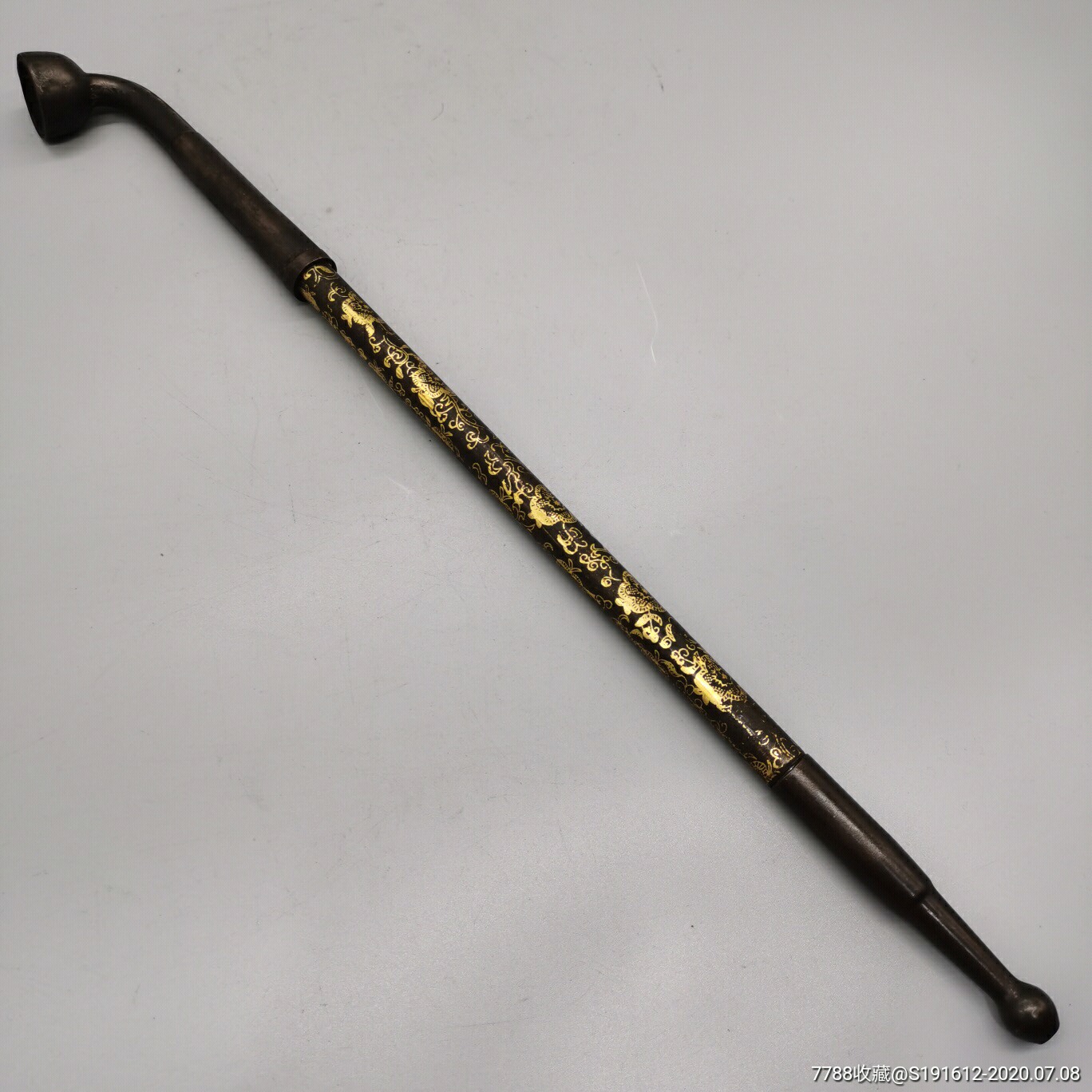 农村收来的老铜器老铜烟杆