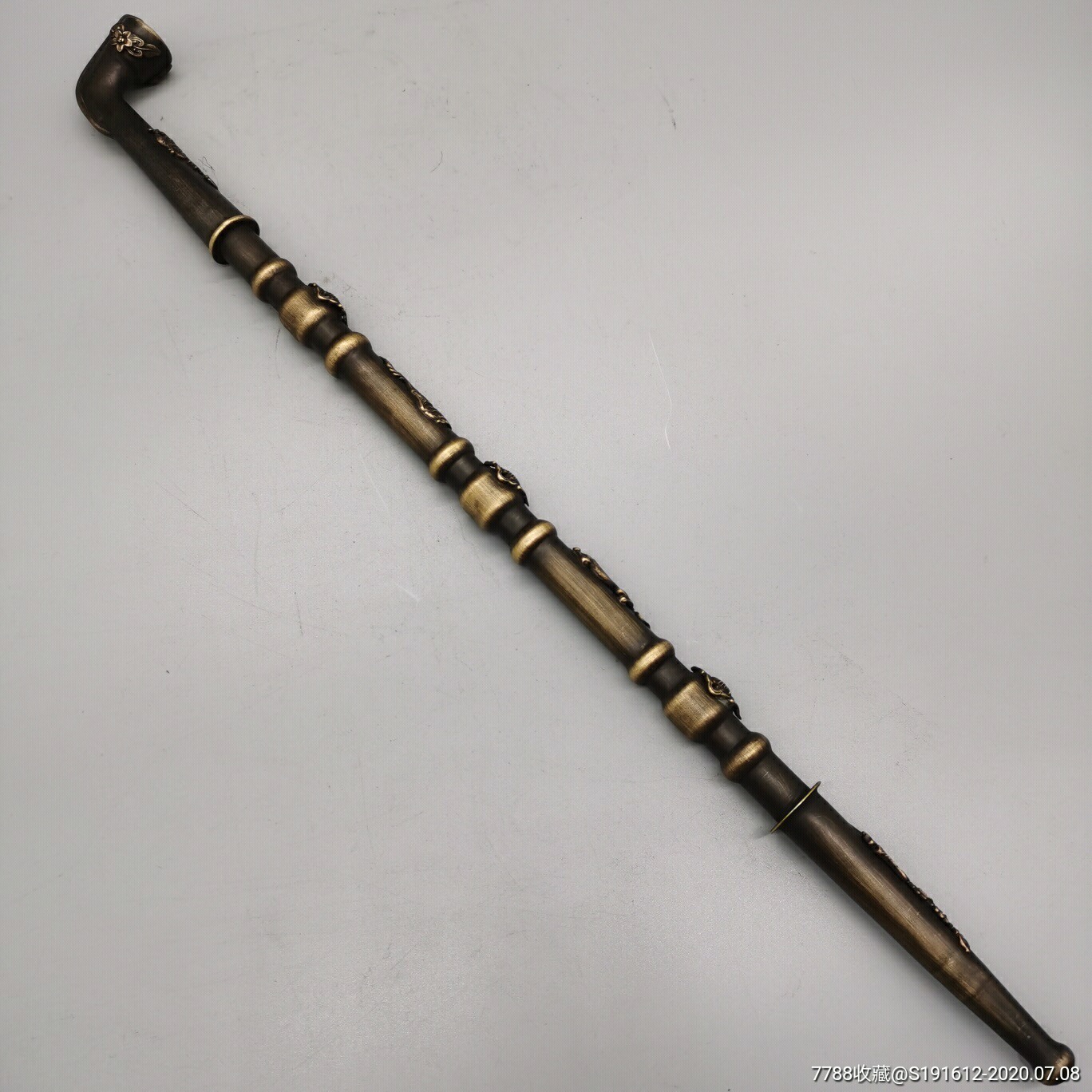 农村收来的老铜器老铜烟杆_烟杆/烟枪/烟锅_鑫缘