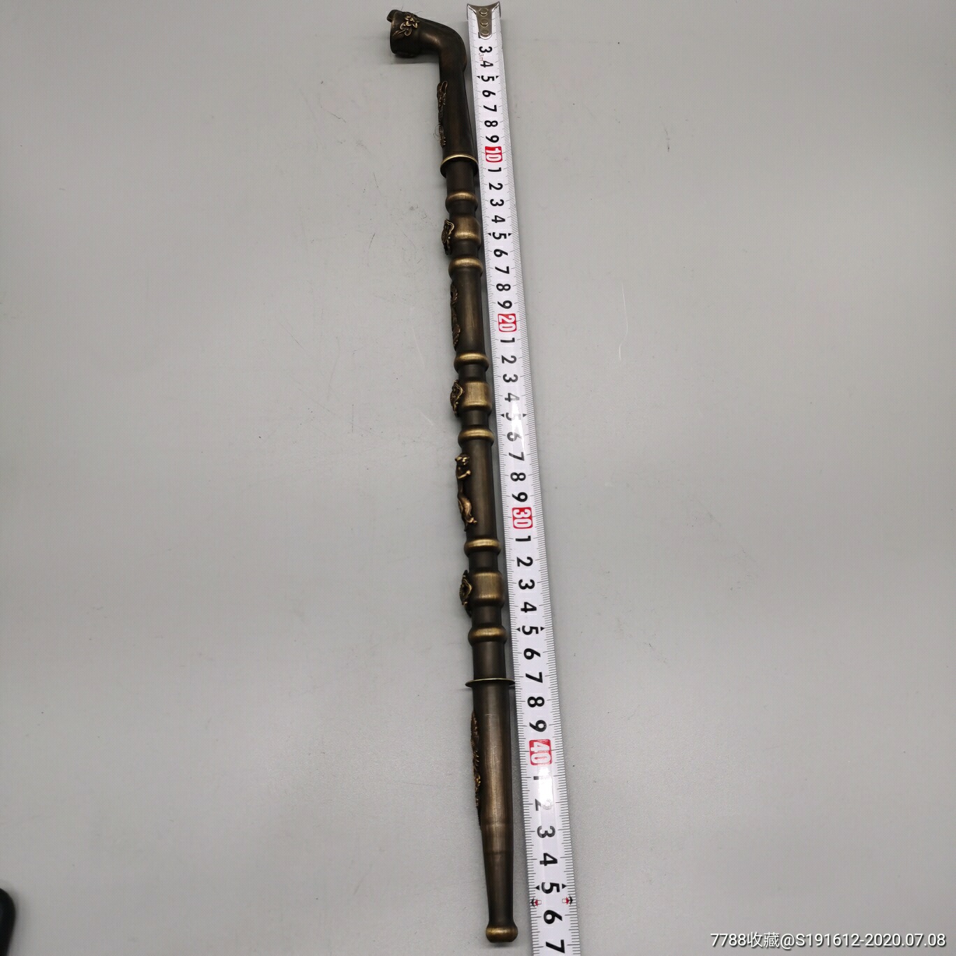 农村收来的老铜器老铜烟杆