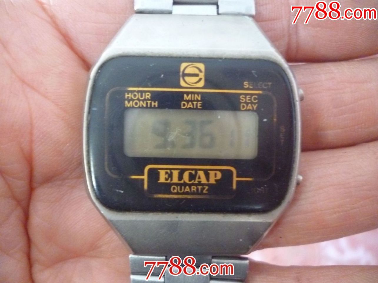 第一款!数显【elcap】-【爱卡】最早数字电子表男士腕表!