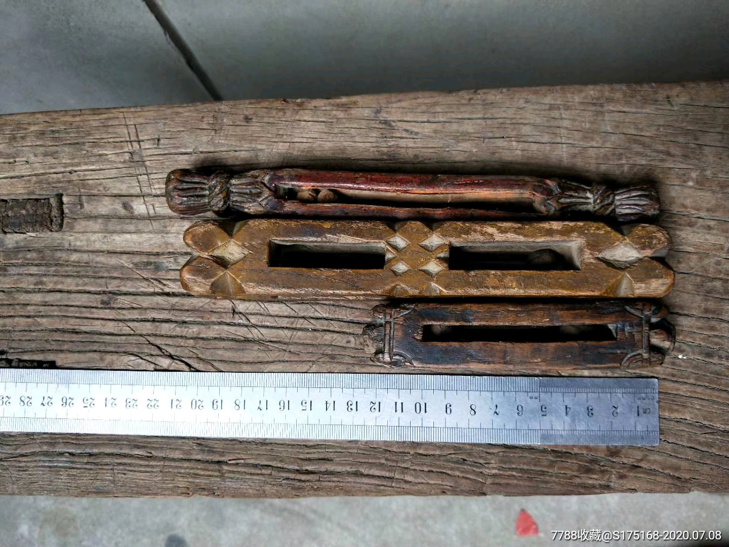 精品老木器缠线板3个-其他木制用品-7788收藏__收藏热线