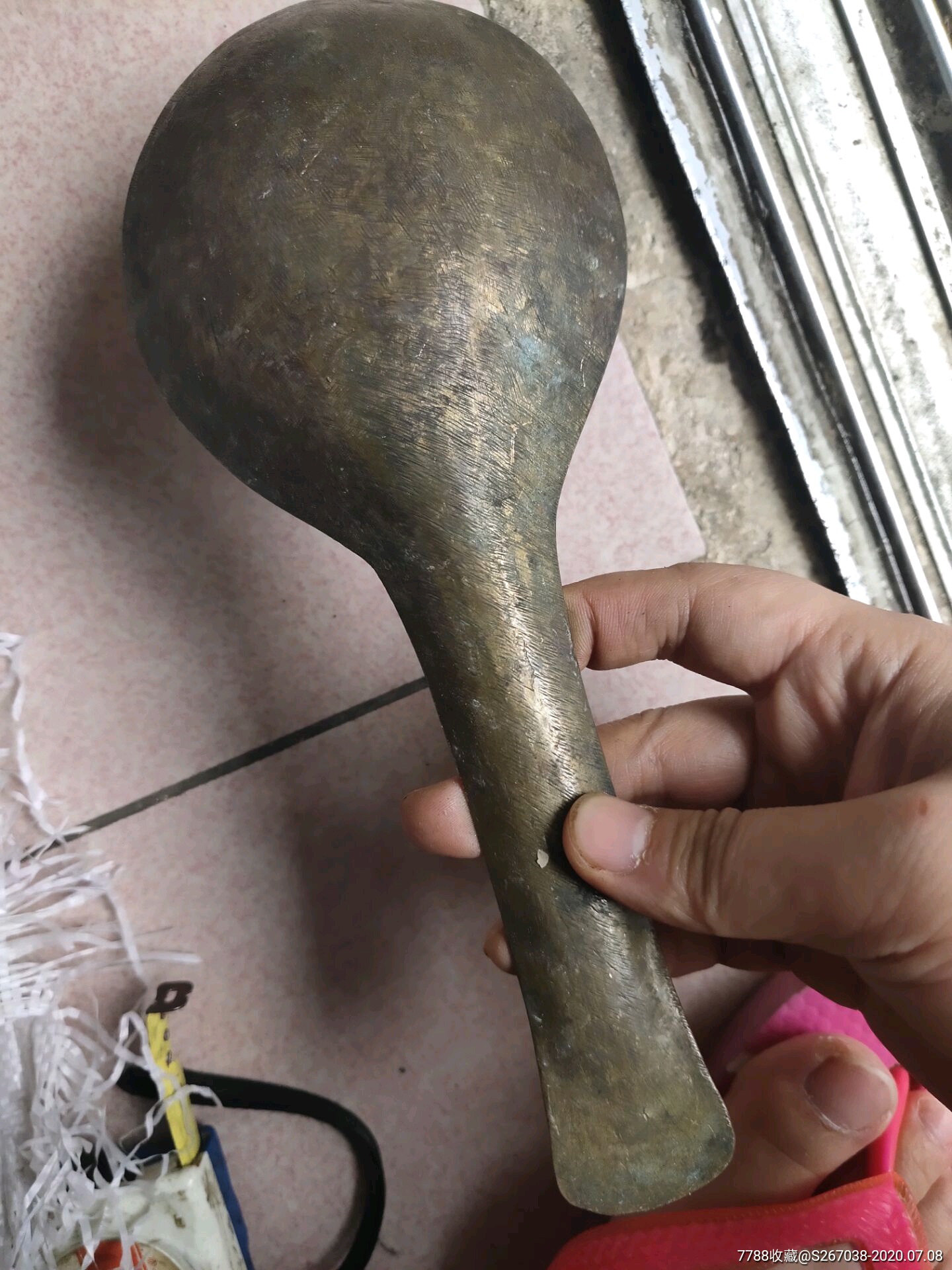 老铜勺子,以前大户人家用的饭勺