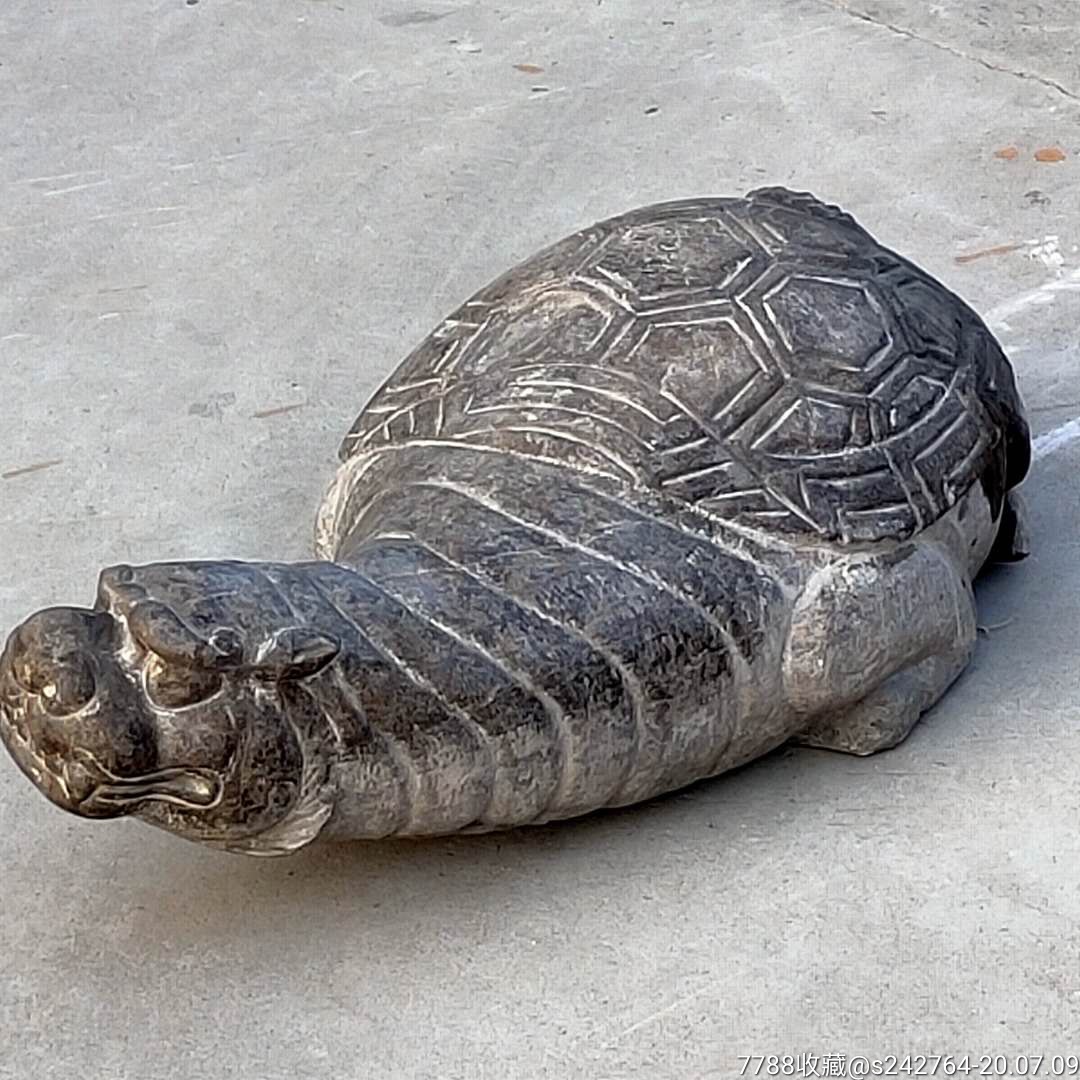 青石镇宅神龟全品无损