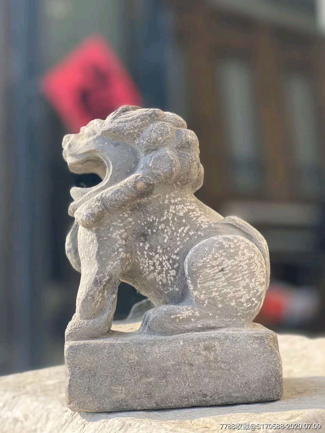 清代关中道中堂狮寓意辟邪招福品相如图尺寸168