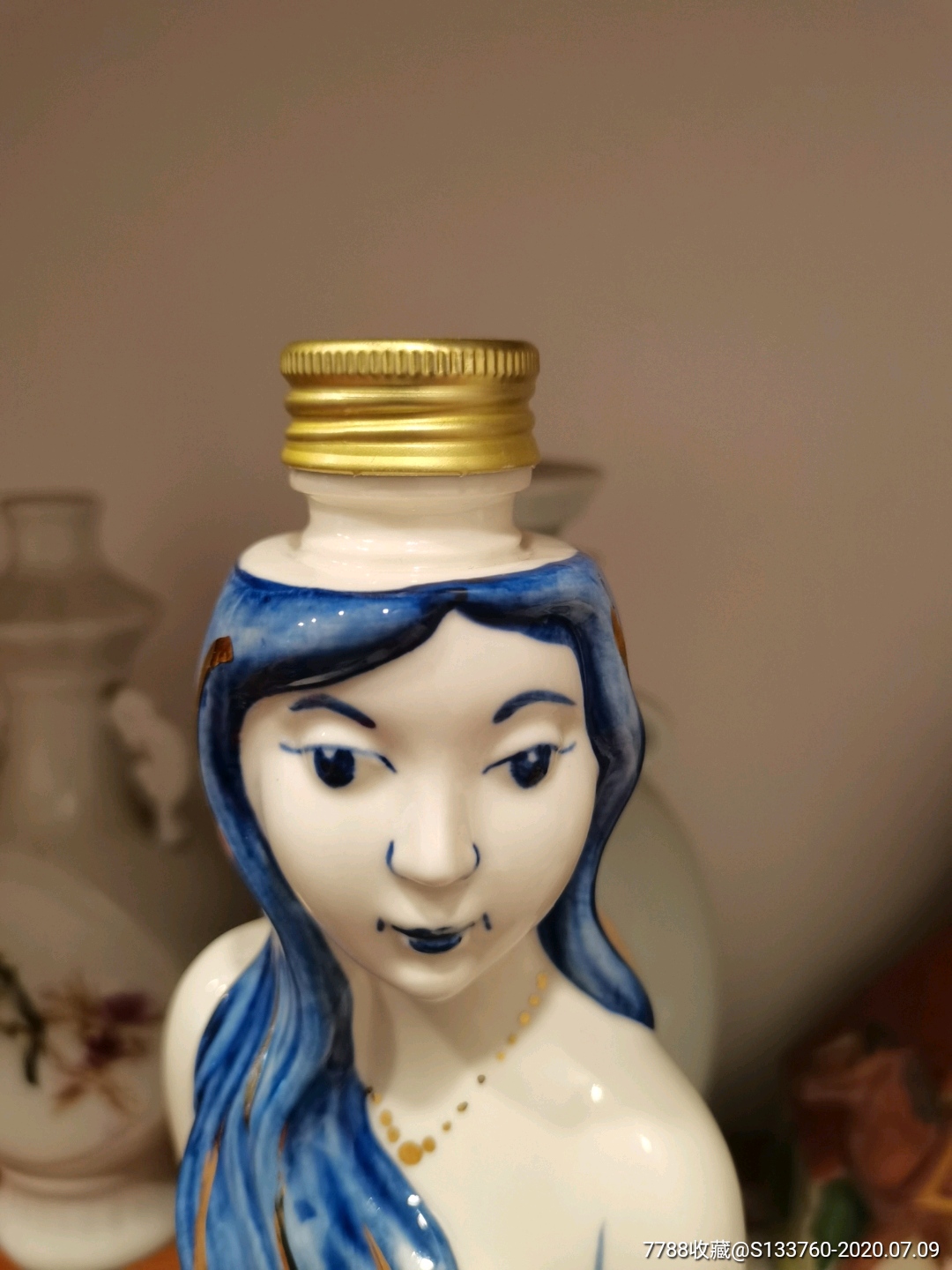 美女酒瓶,国外带回,品相完美