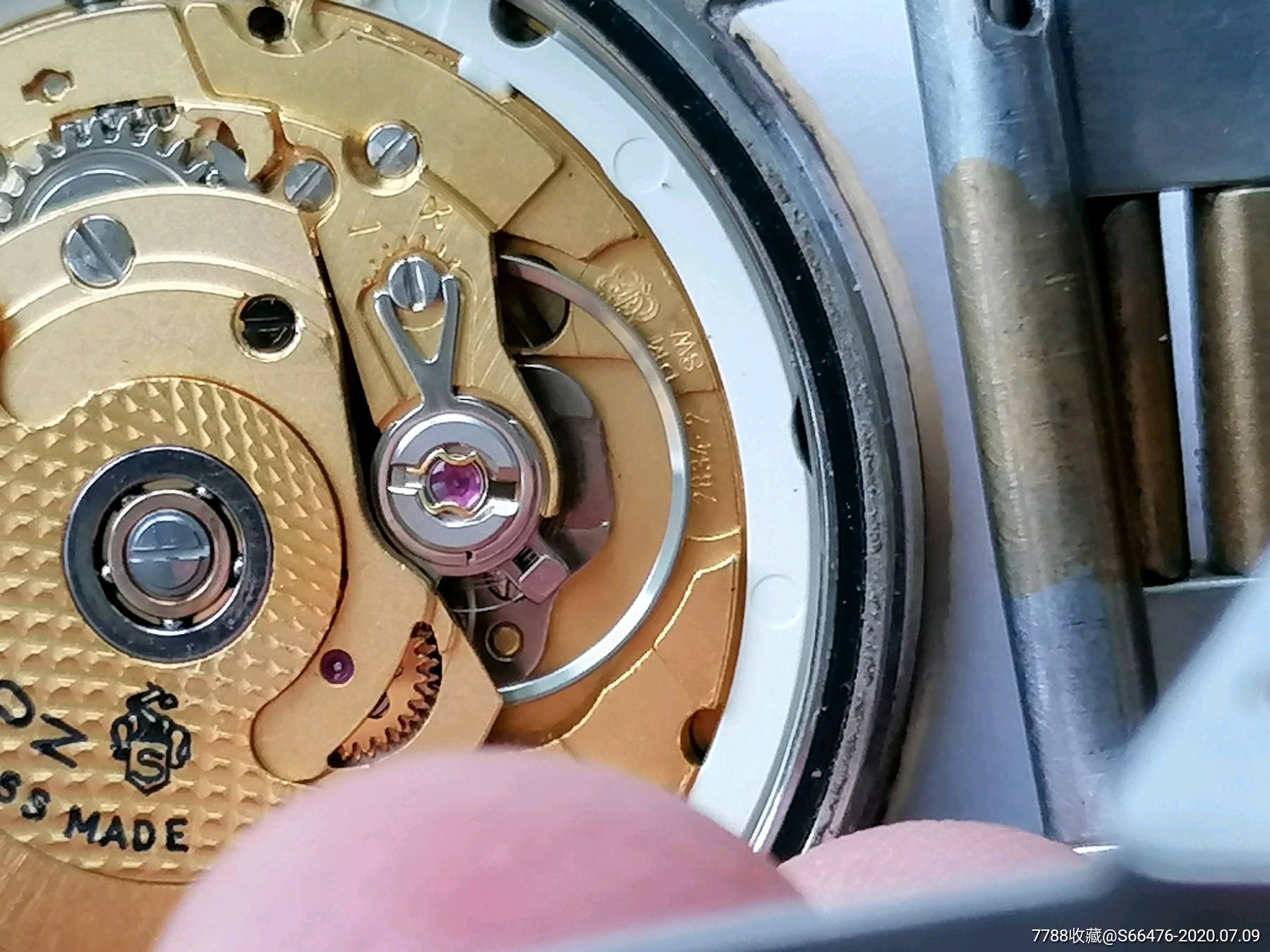 瑞士原装山度士eta认证2834-2机芯快摆28800走时非常好,金针金盘688