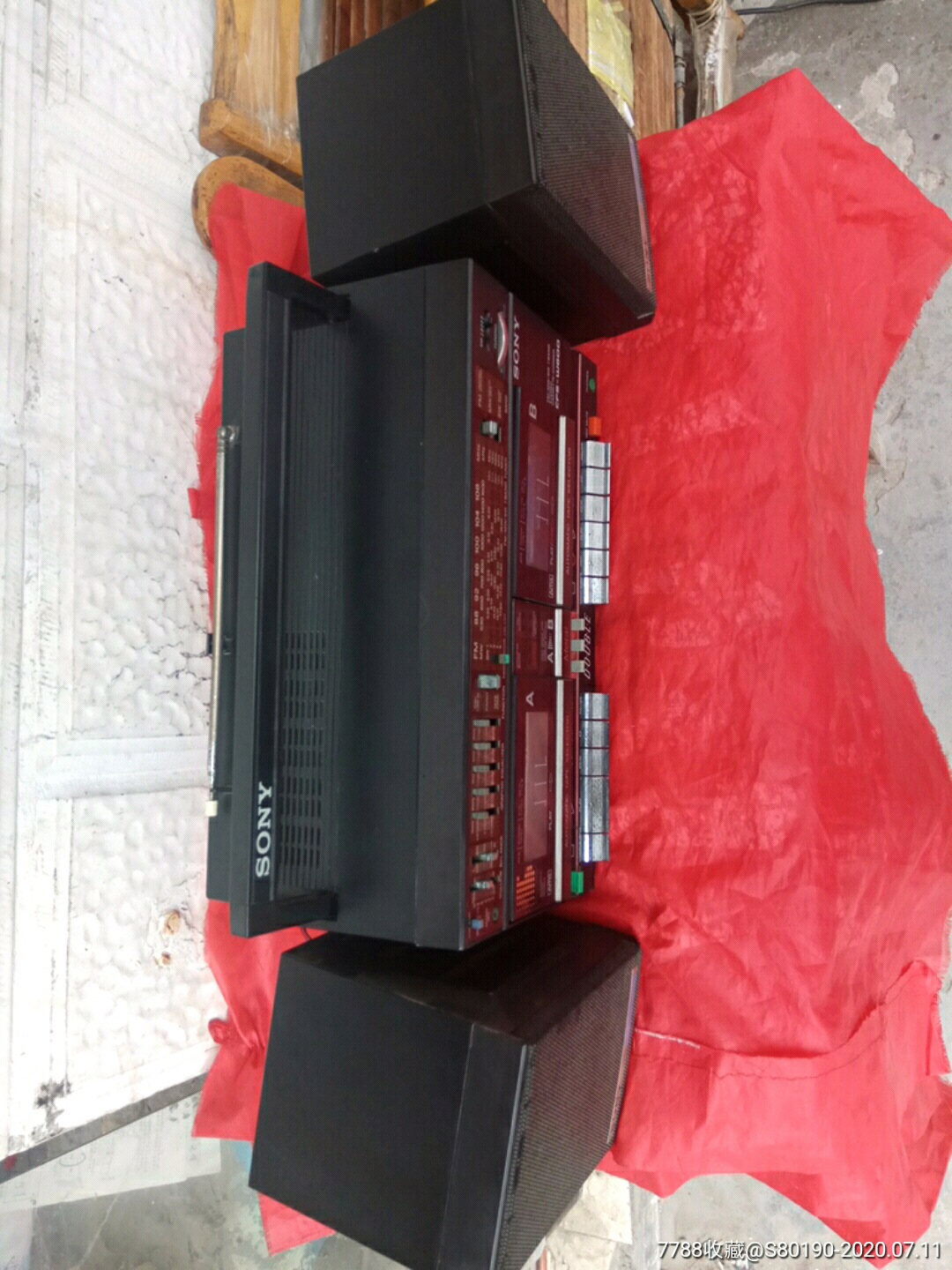 索尼cfs一w600双卡收录机