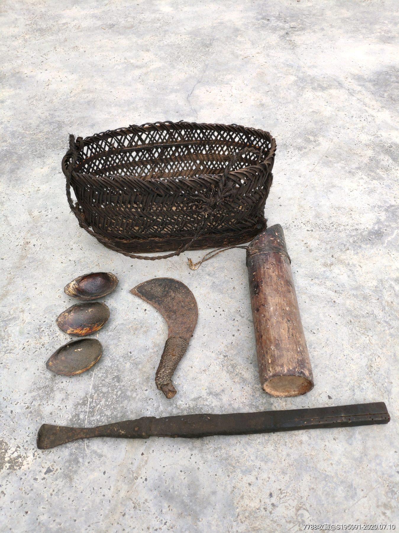 民国割漆工具一套民俗老物件