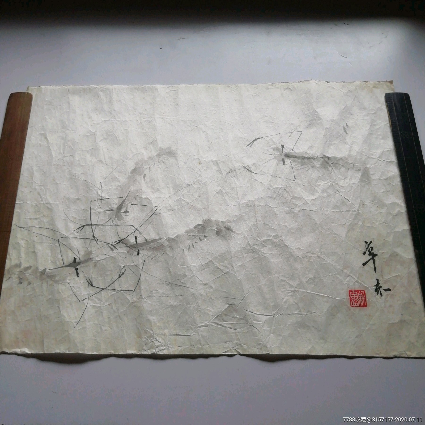 群虾图_花鸟国画原作_第1张_7788字画网