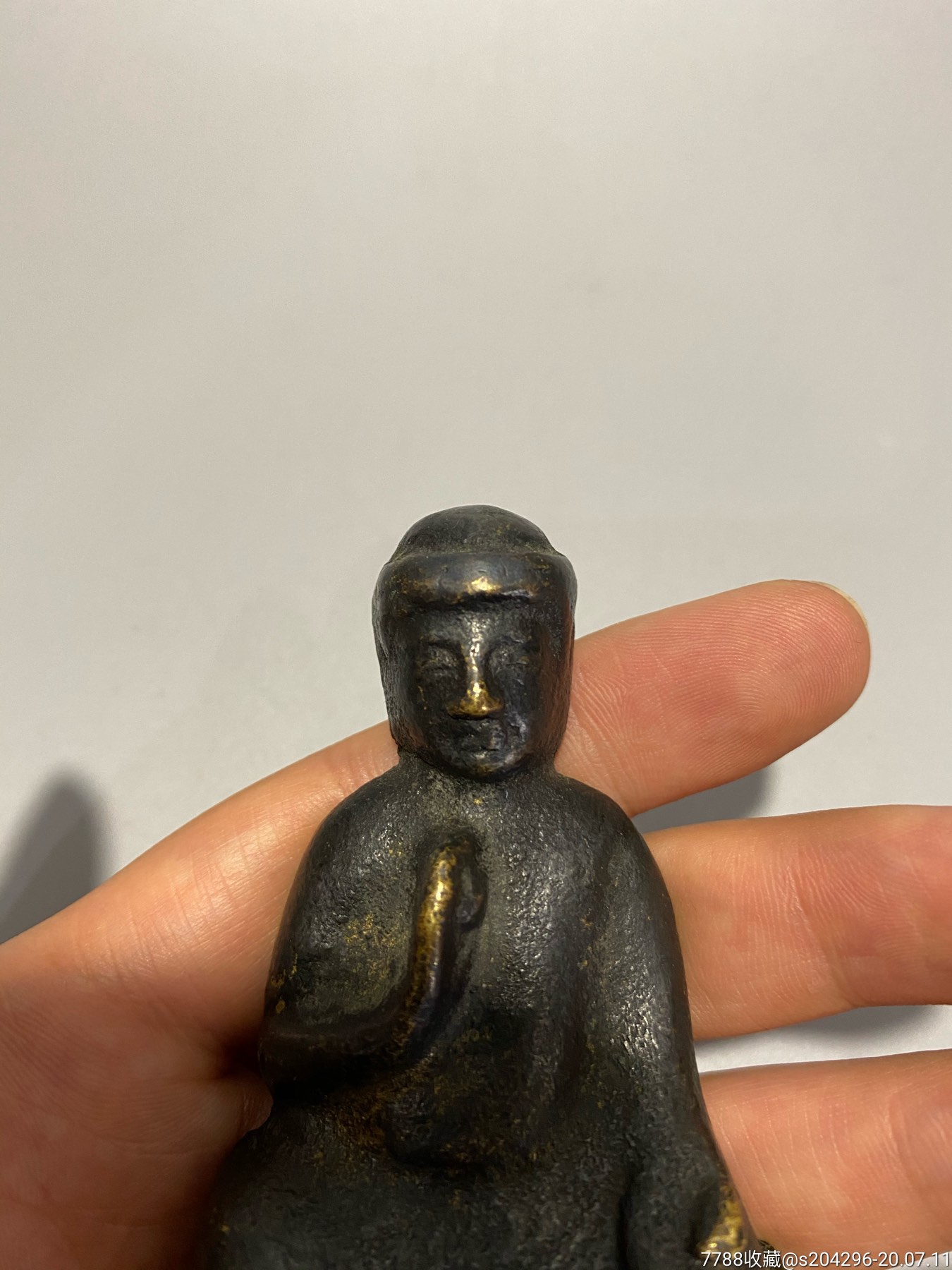 辽金释迦摩尼小挂佛-铜像/铜佛像-7788收藏