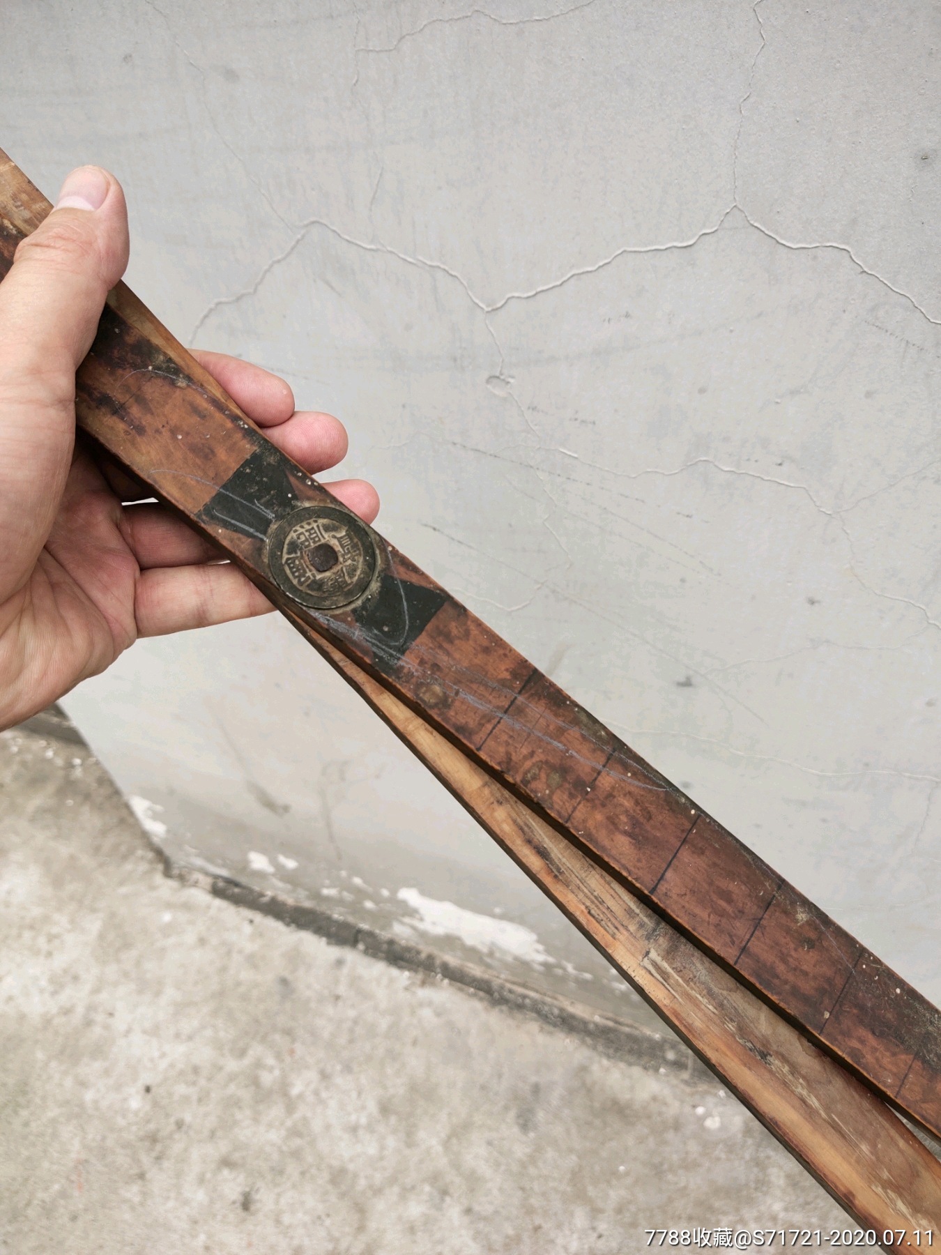 道家风水尺折叠木尺-其他木制用品-7788木艺