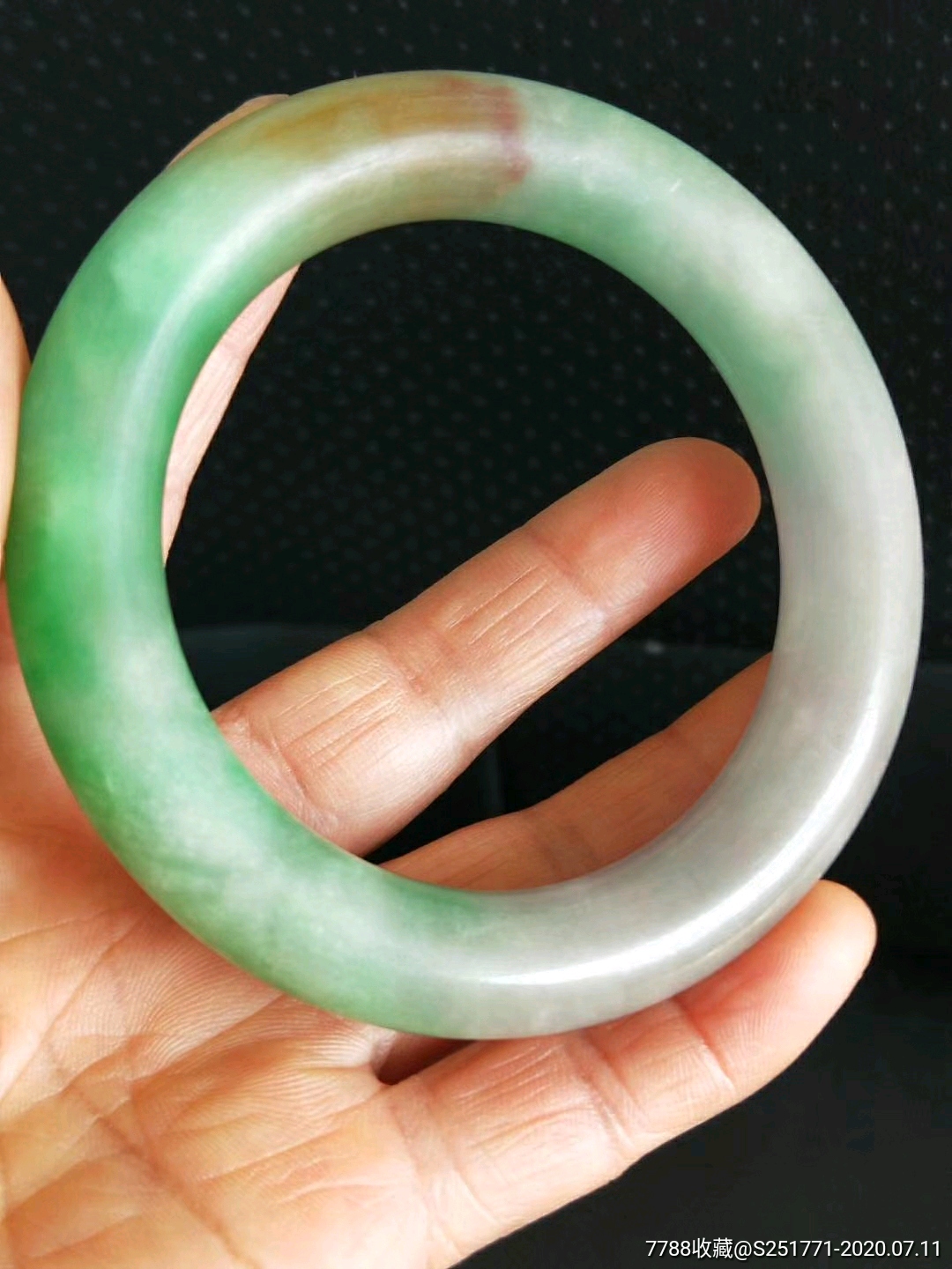 民国时期翡翠手镯一支