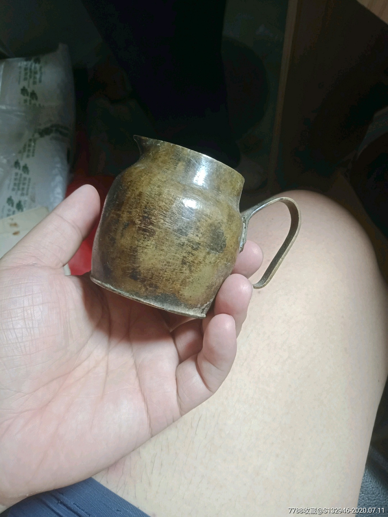 清末民国黄铜分酒器/酒壶