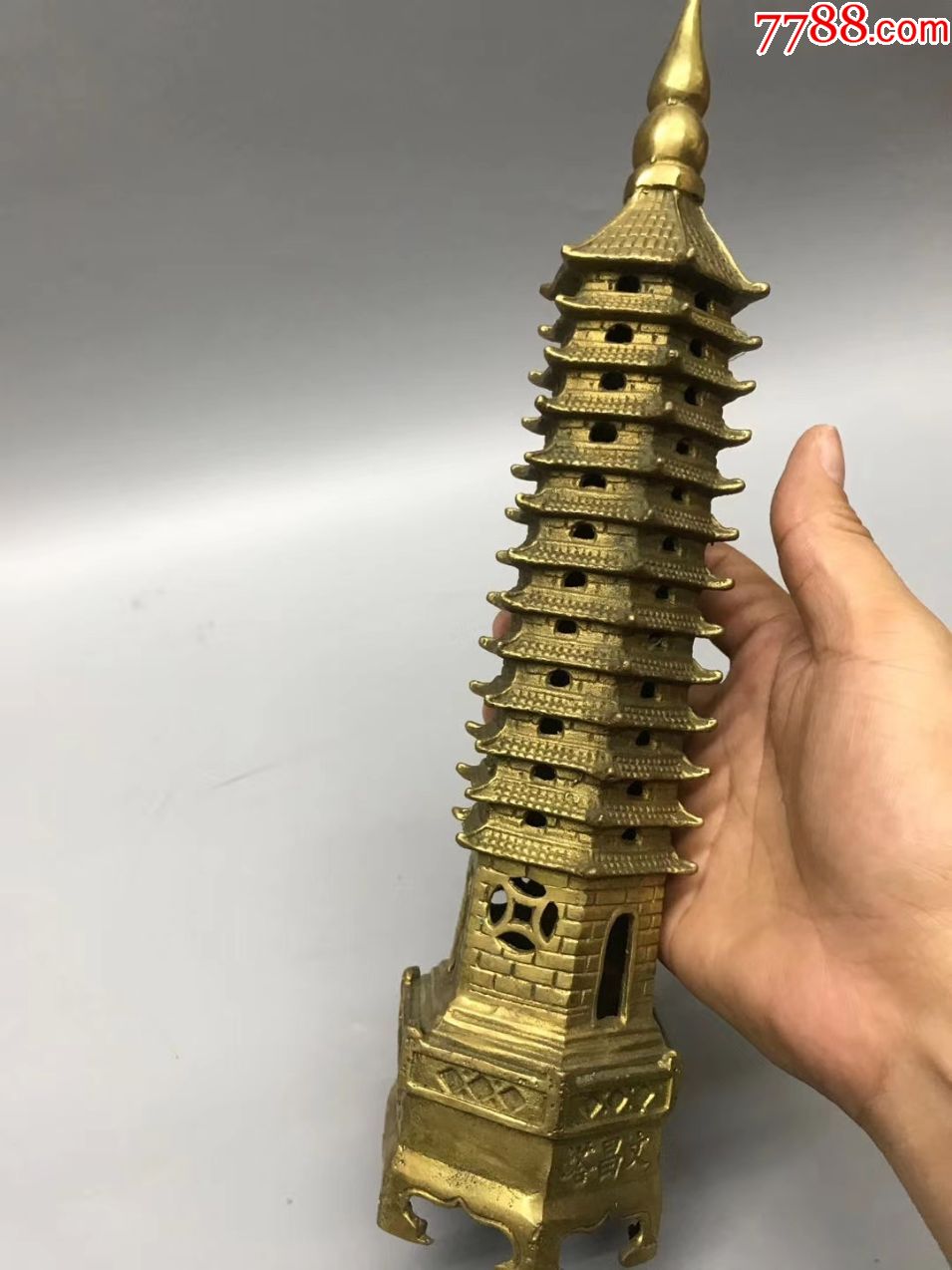 铜文昌塔,今年放在孩子房间的西南位