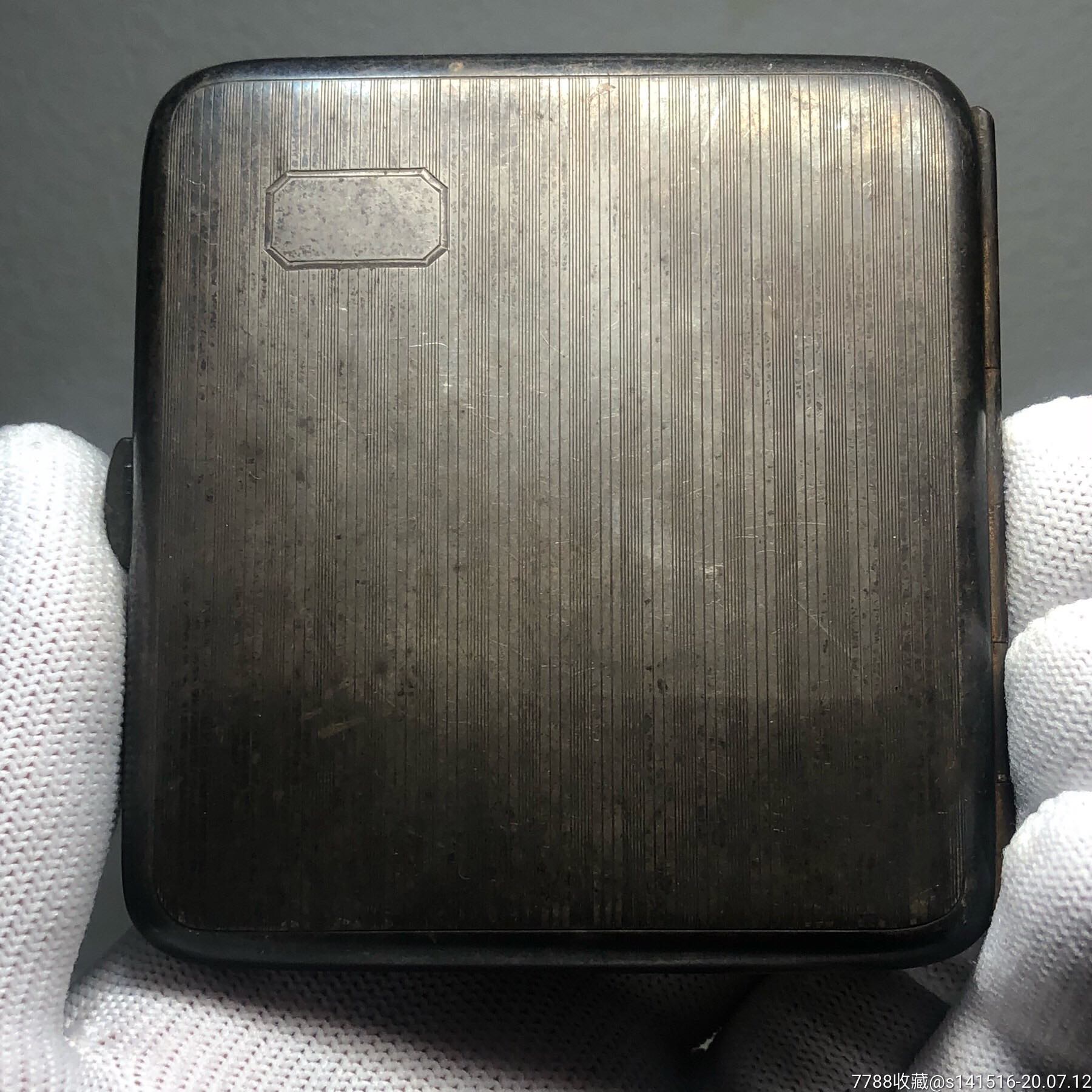 民国时期欧洲纯银烟盒