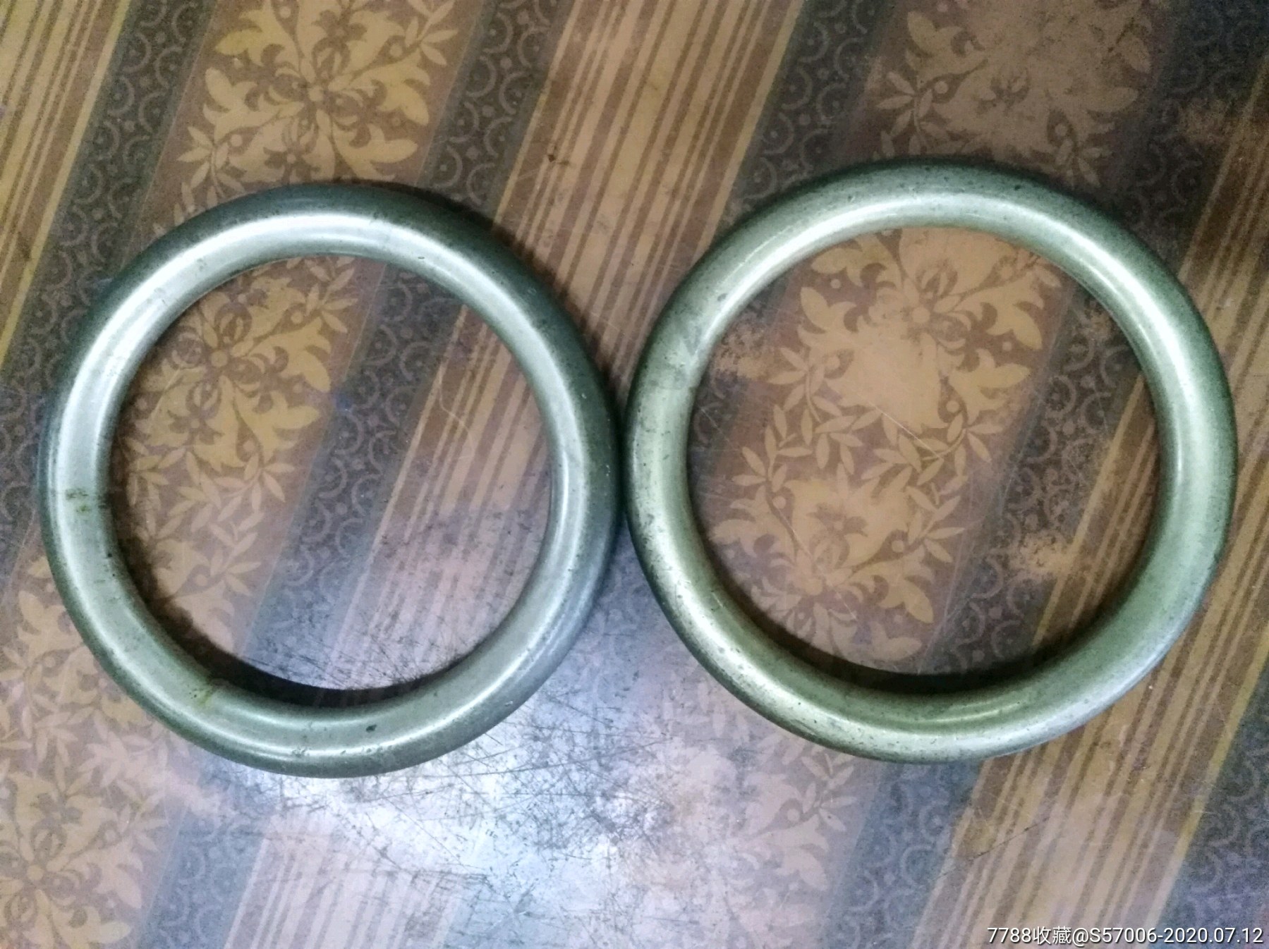 好品民国特大个老铜环一对包快递