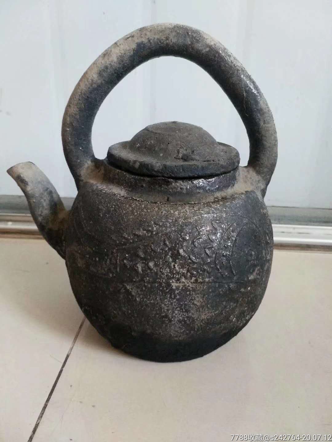 清代老砂锅罐熬草药黄酒专用独特少见如图680元不包邮