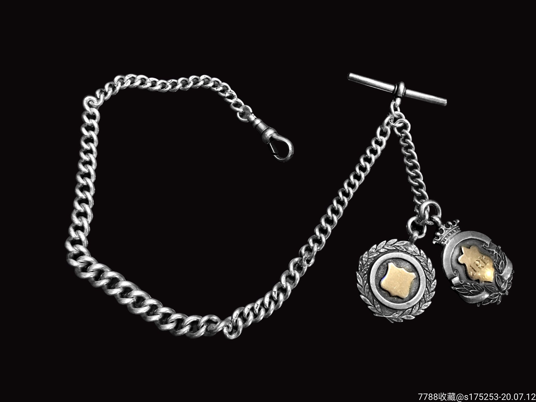 1930年纯银怀表链