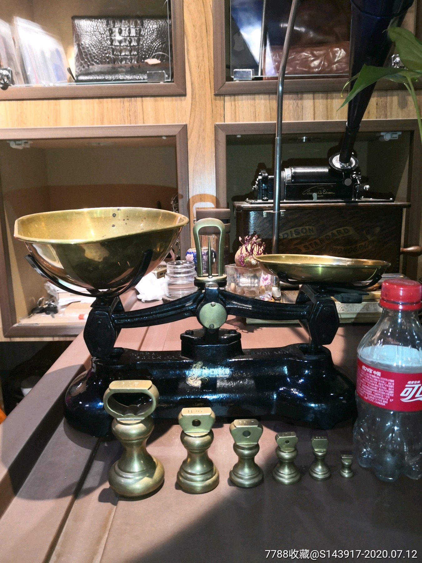 秤量具台秤古董老秤英国台秤_台秤/磅秤_西洋风景【7788收藏__收藏热线】
