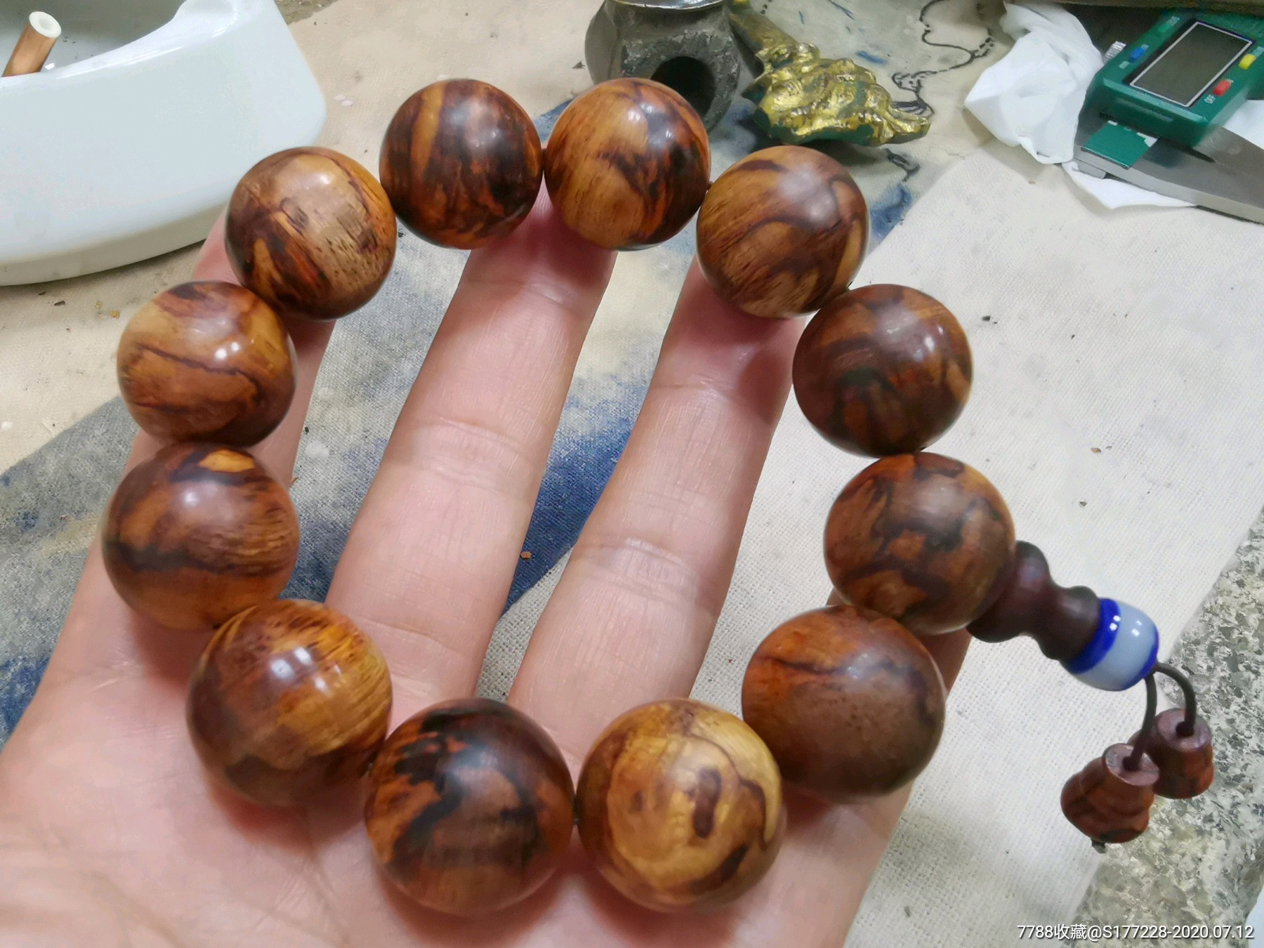 保真越南天然黄花梨手串