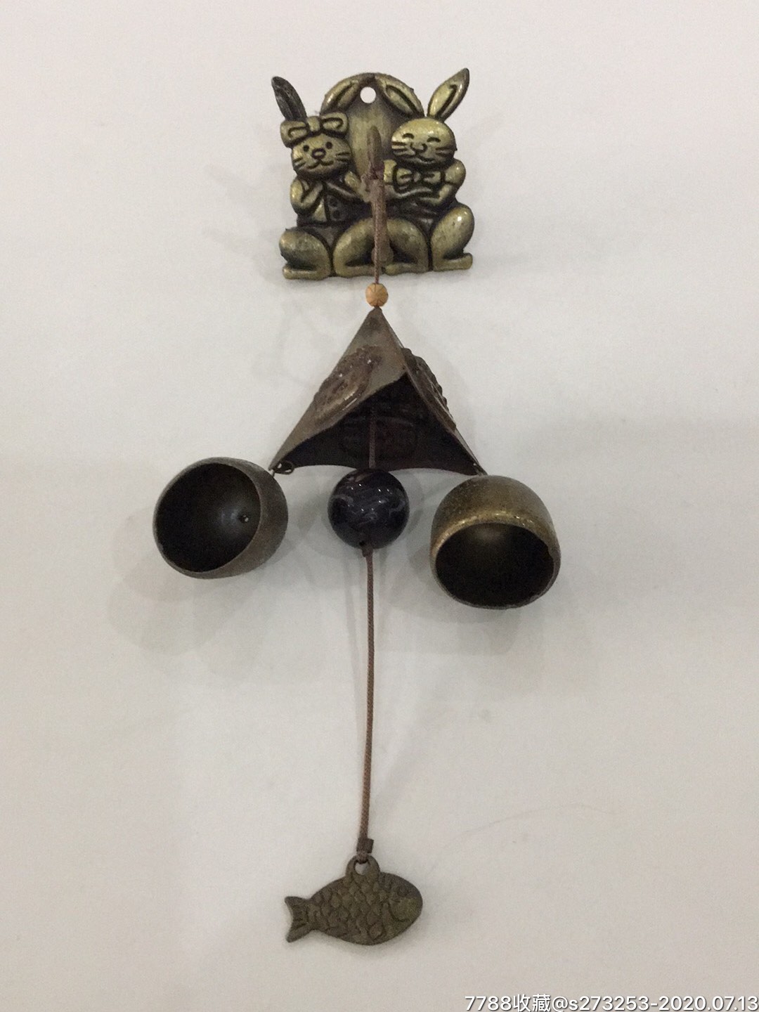 首页 零售 铜铃/铃铛 >> 铜风铃一串_价格60.0000元