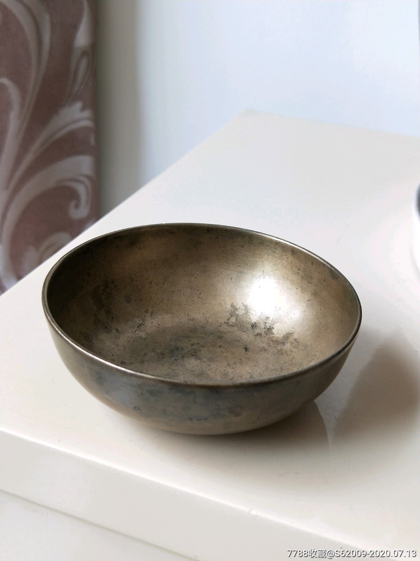 民国全品厚重的小铜钵