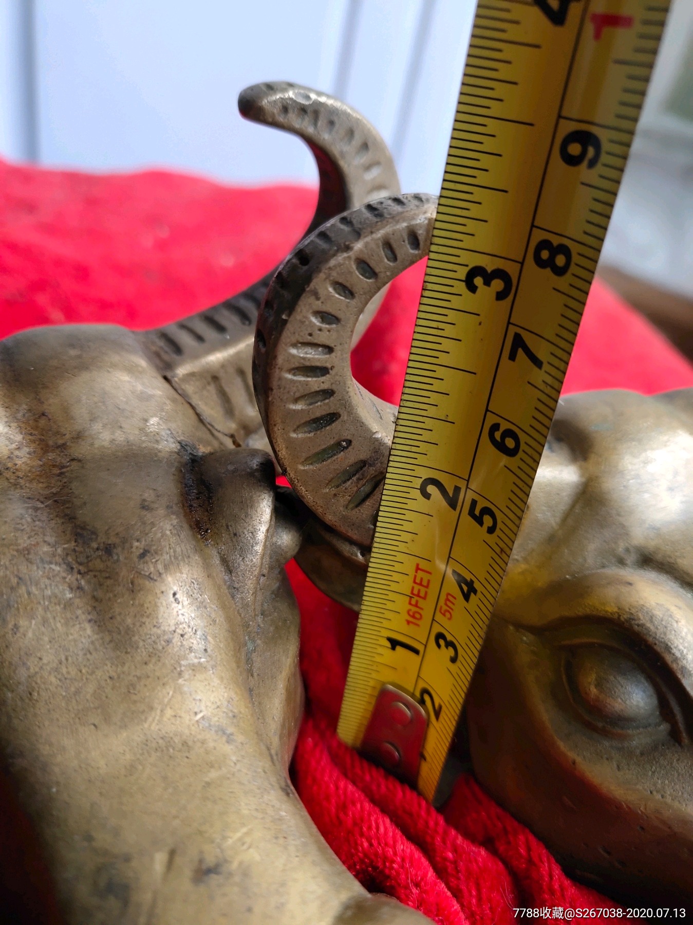 老铜牛头摆件,牛气冲天,好寓意,买股票的,做生意的说不定能带来好运