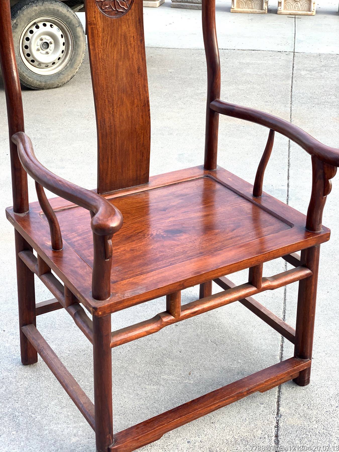 花梨木官帽椅主人椅古典家具仿古家具