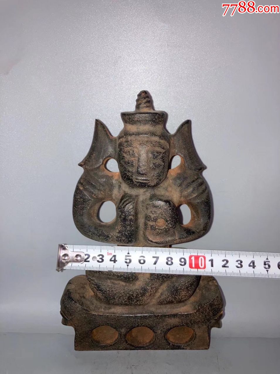 红山文化陨石佛像摆件a101s3f