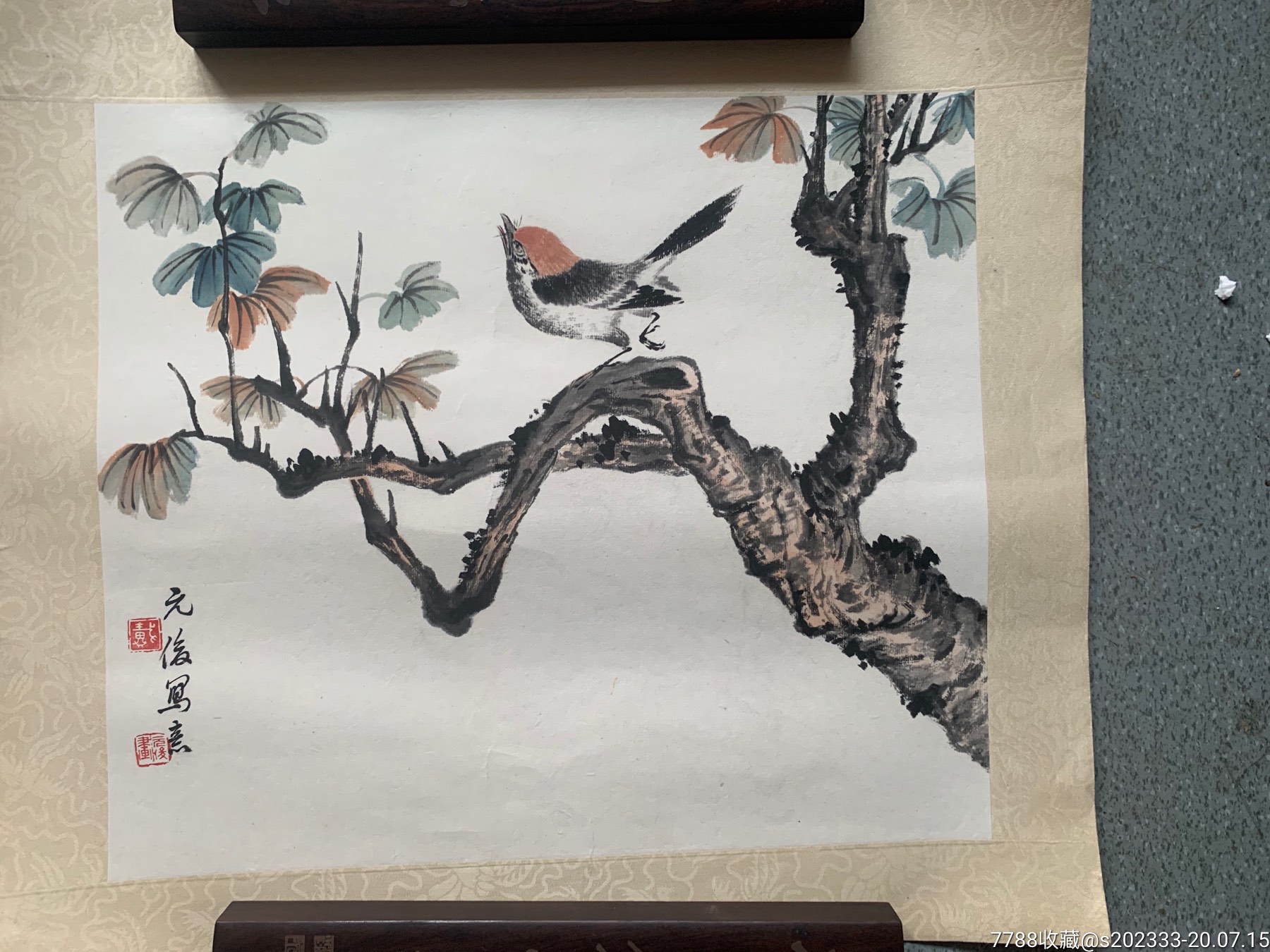 著名常州画家戴元俊花鸟精品