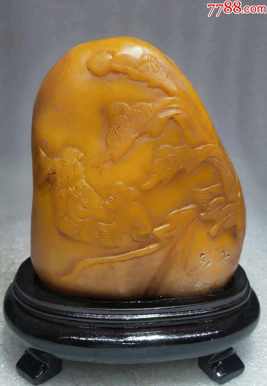 珍藏陕西田黄摆件