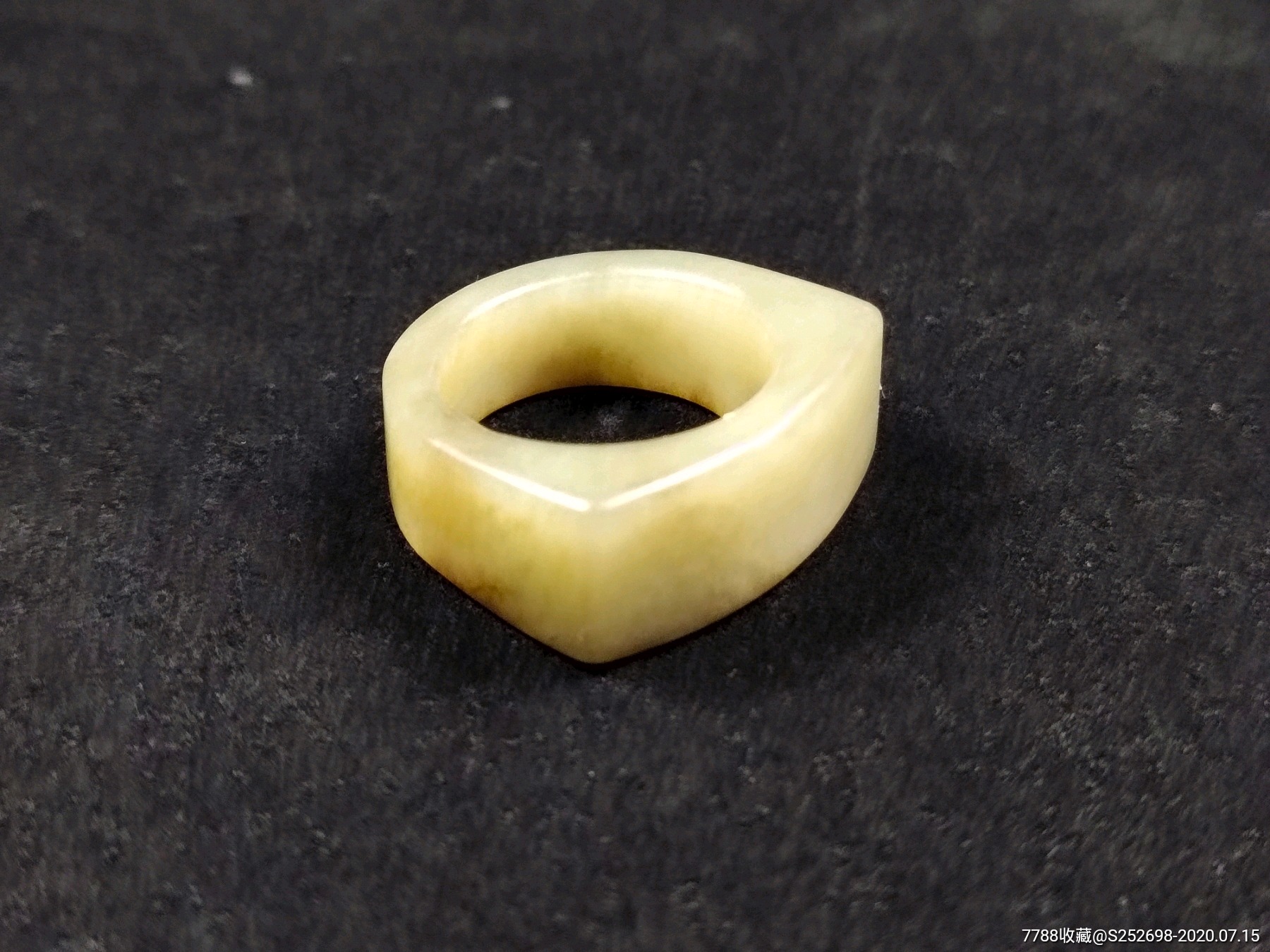 和田老玉提油戒指新疆和田玉古玉老玉明清玉器支持全国复检古董