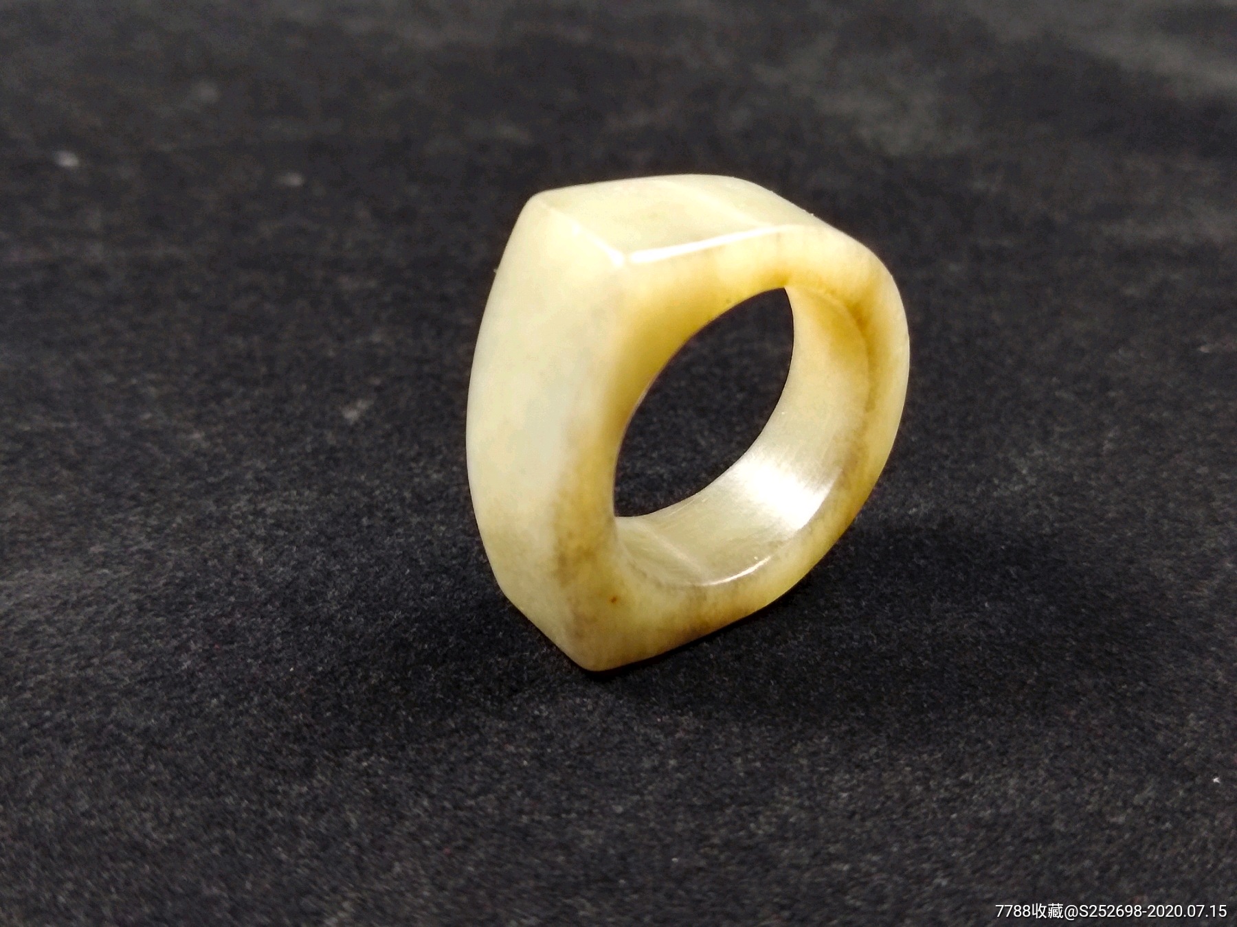 和田老玉提油戒指新疆和田玉古玉老玉明清玉器支持全国复检古董