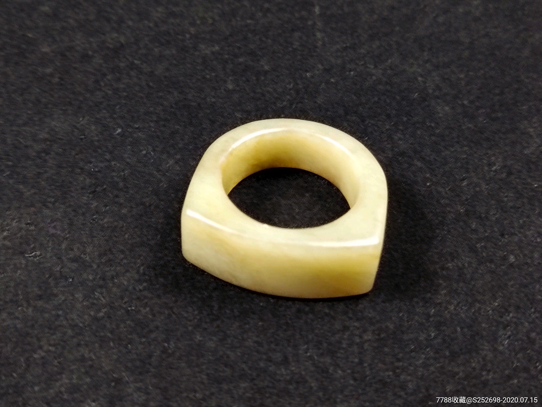 和田老玉提油戒指新疆和田玉古玉老玉明清玉器支持全国复检古董