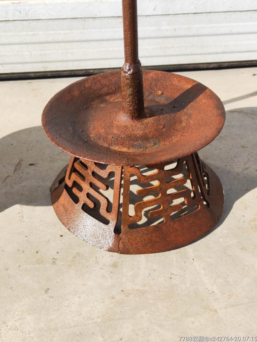 薄利多销.老旧铁灯一对.复古禅意老烛台,蜡台.360元不包邮