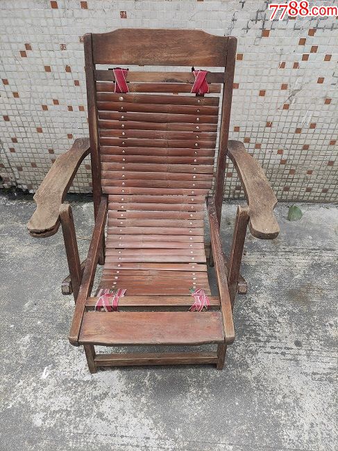 老躺椅折叠椅-木椅/凳-7788旧家具收藏