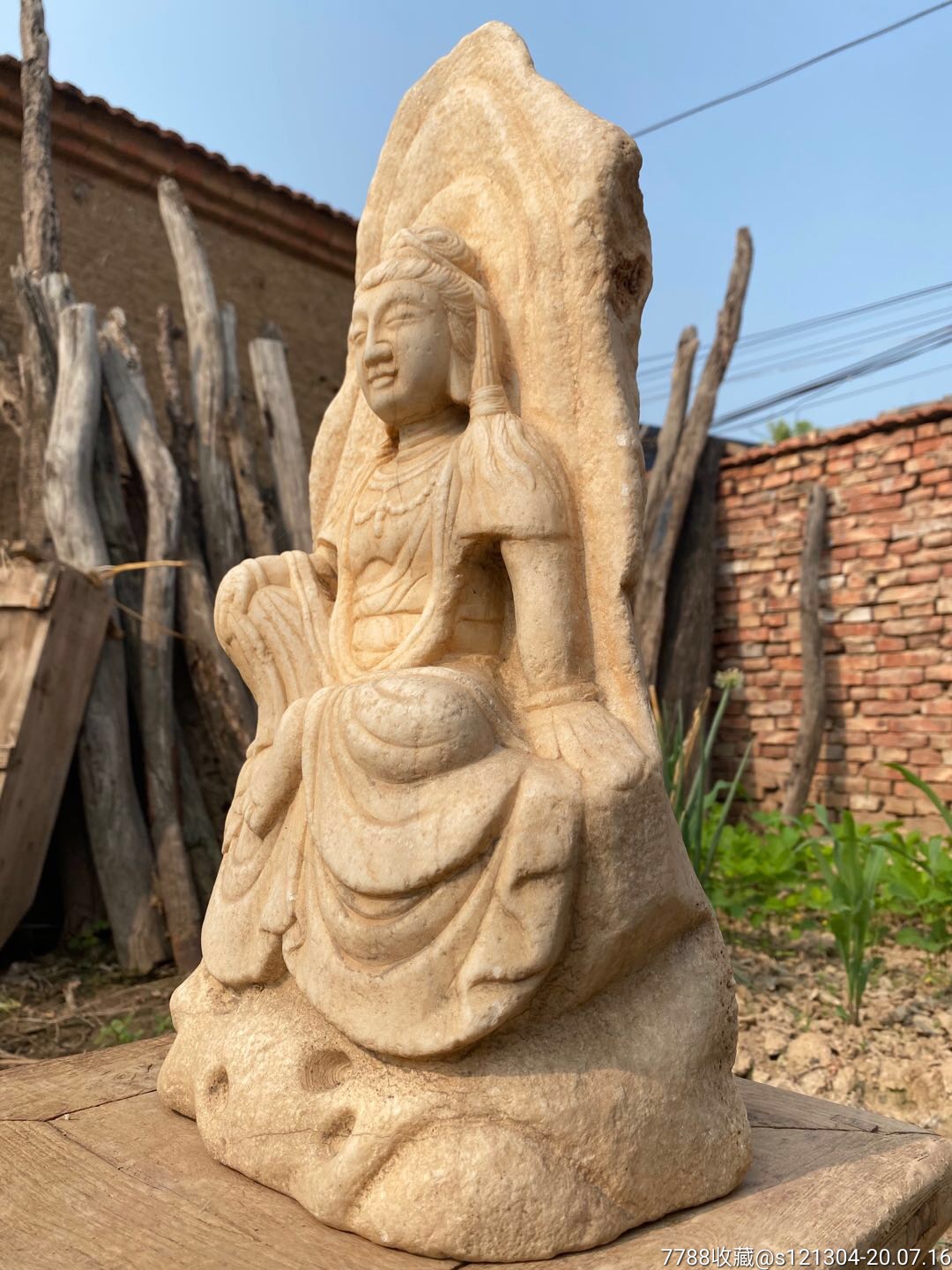 汉白玉石像佛像观音像老石器老石雕