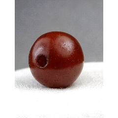 辽金时期辽代老玛瑙天然眼睛药师珠,玛瑙,唐朝之前,红色,产地不详