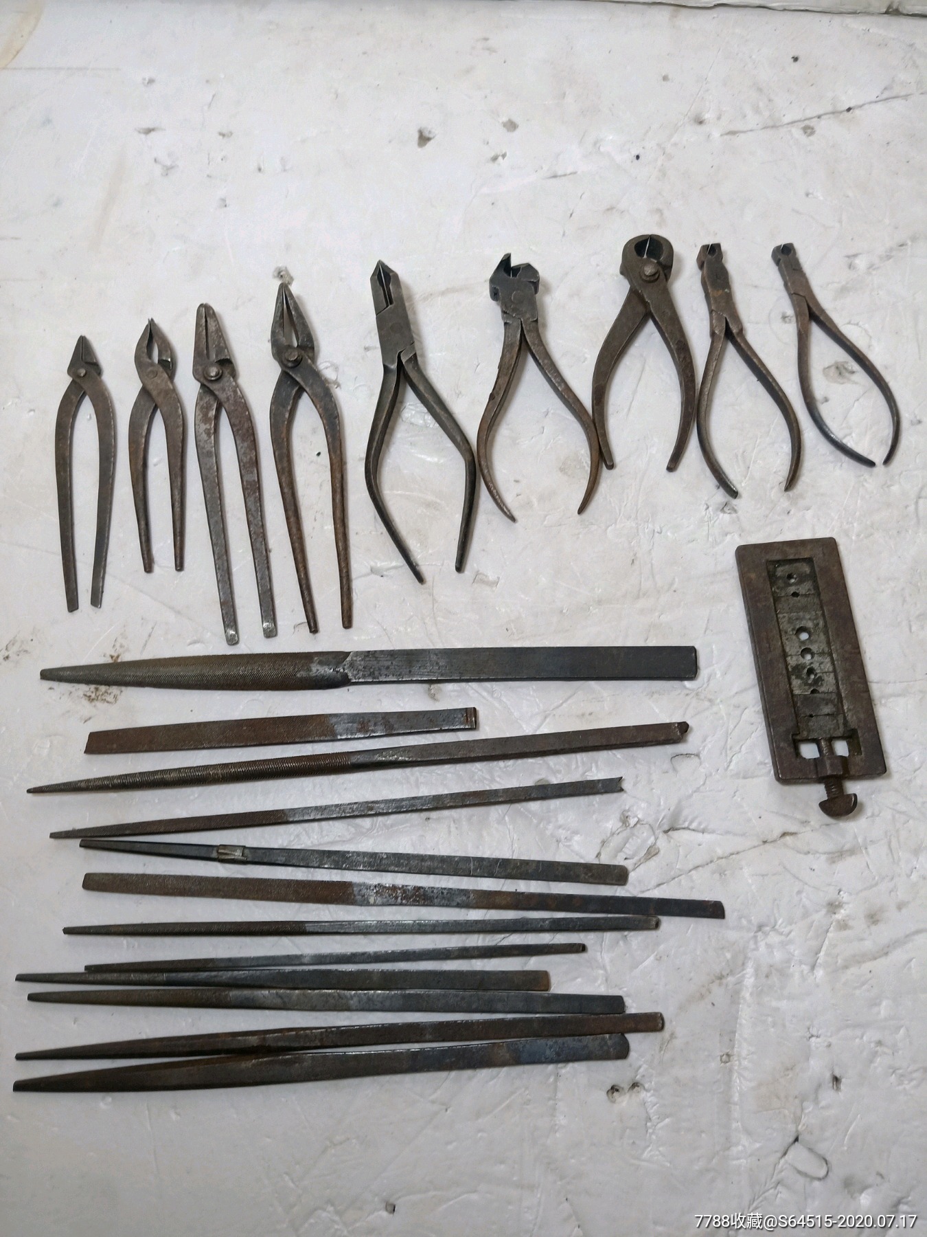 民国时期满洲时期,修钟表工具