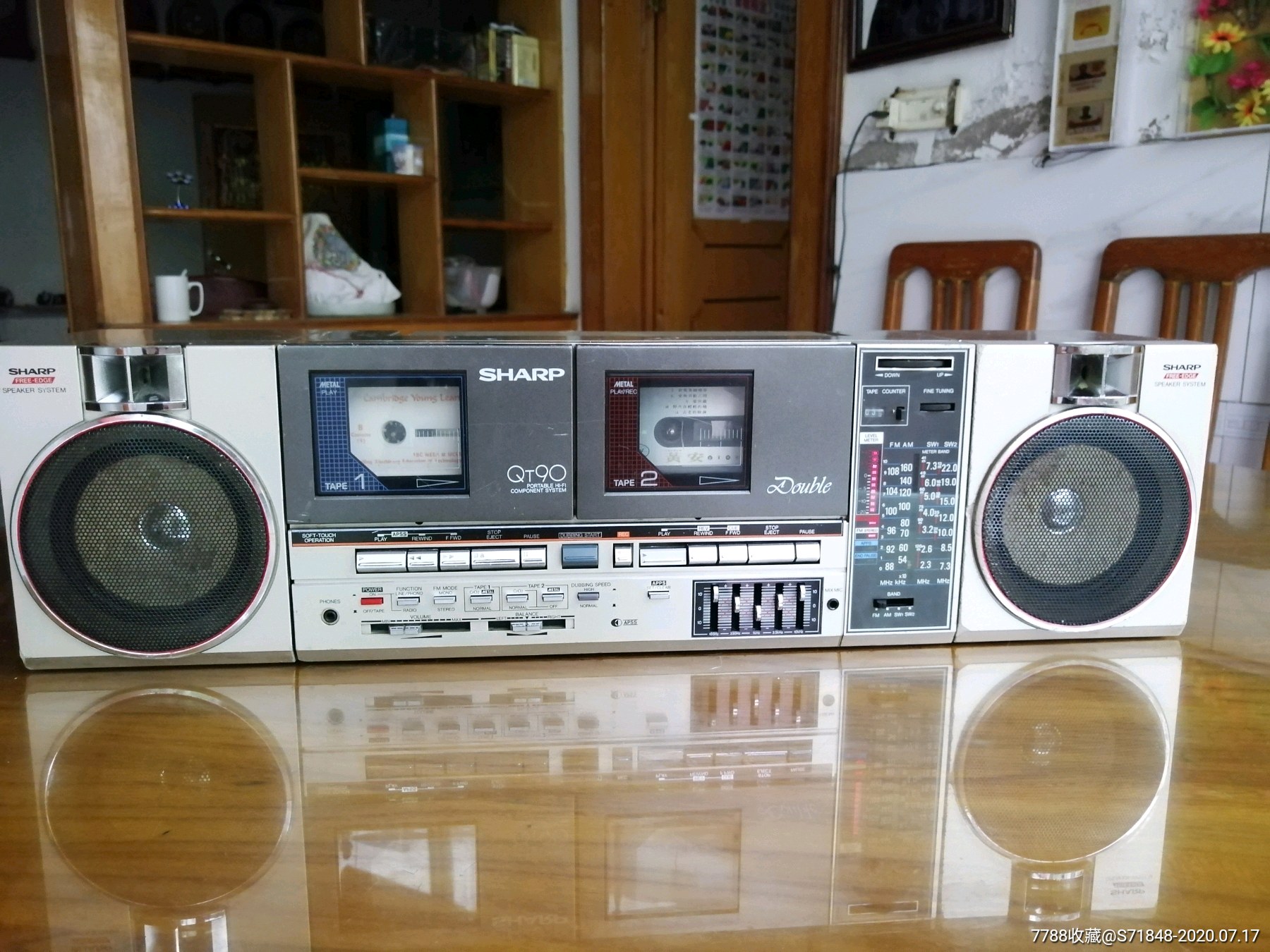 日本原装夏普qt90收录机夏普录音机非随身听