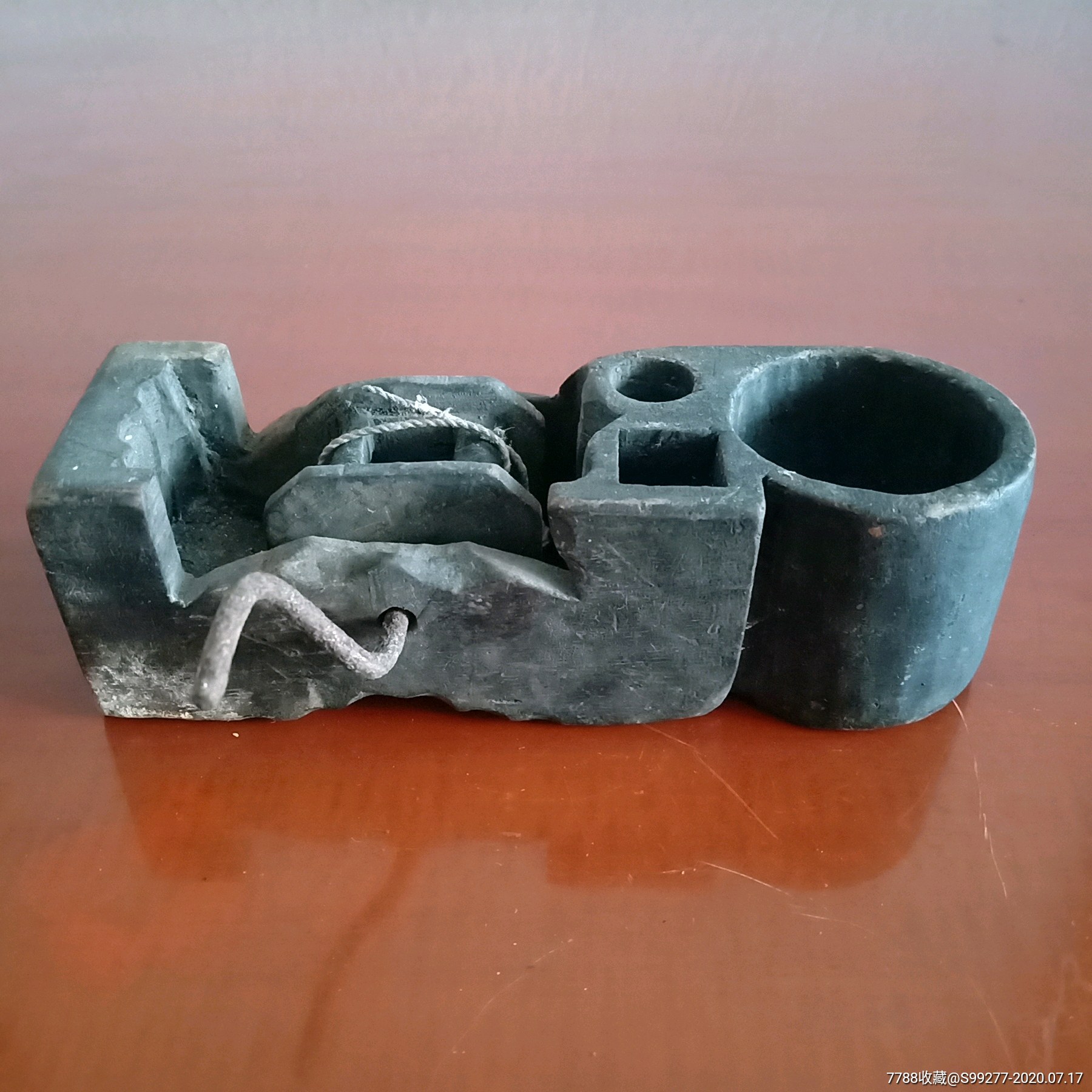 老式木工工具墨斗尺寸17555cm