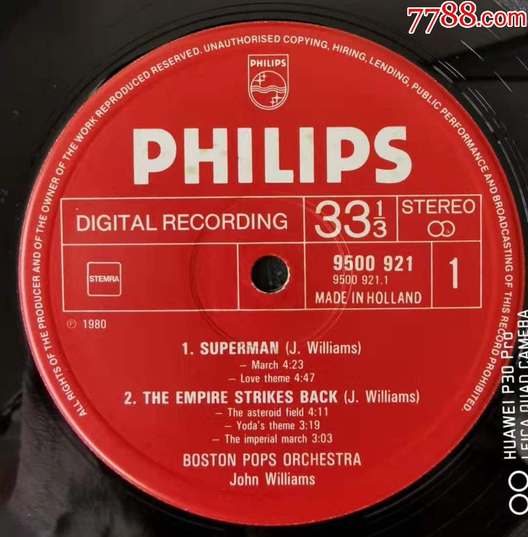 popsinspacejohnwilliams12寸黑胶唱片lp-老唱片/胶片-7788旧货商城