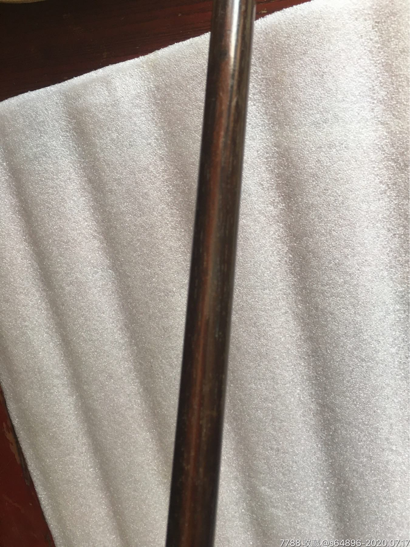 清代紫檀老文明棍