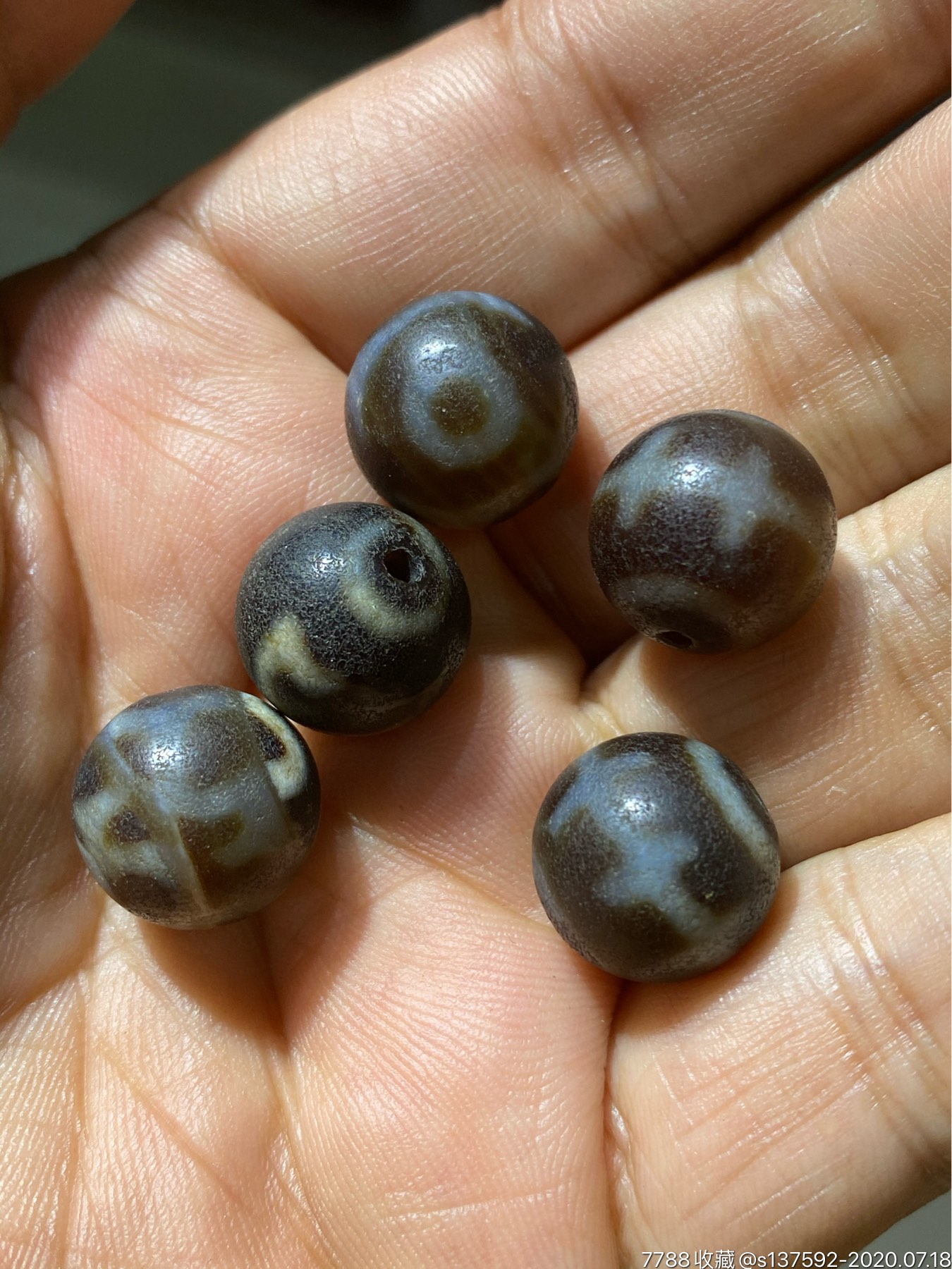 唐代天珠5粒