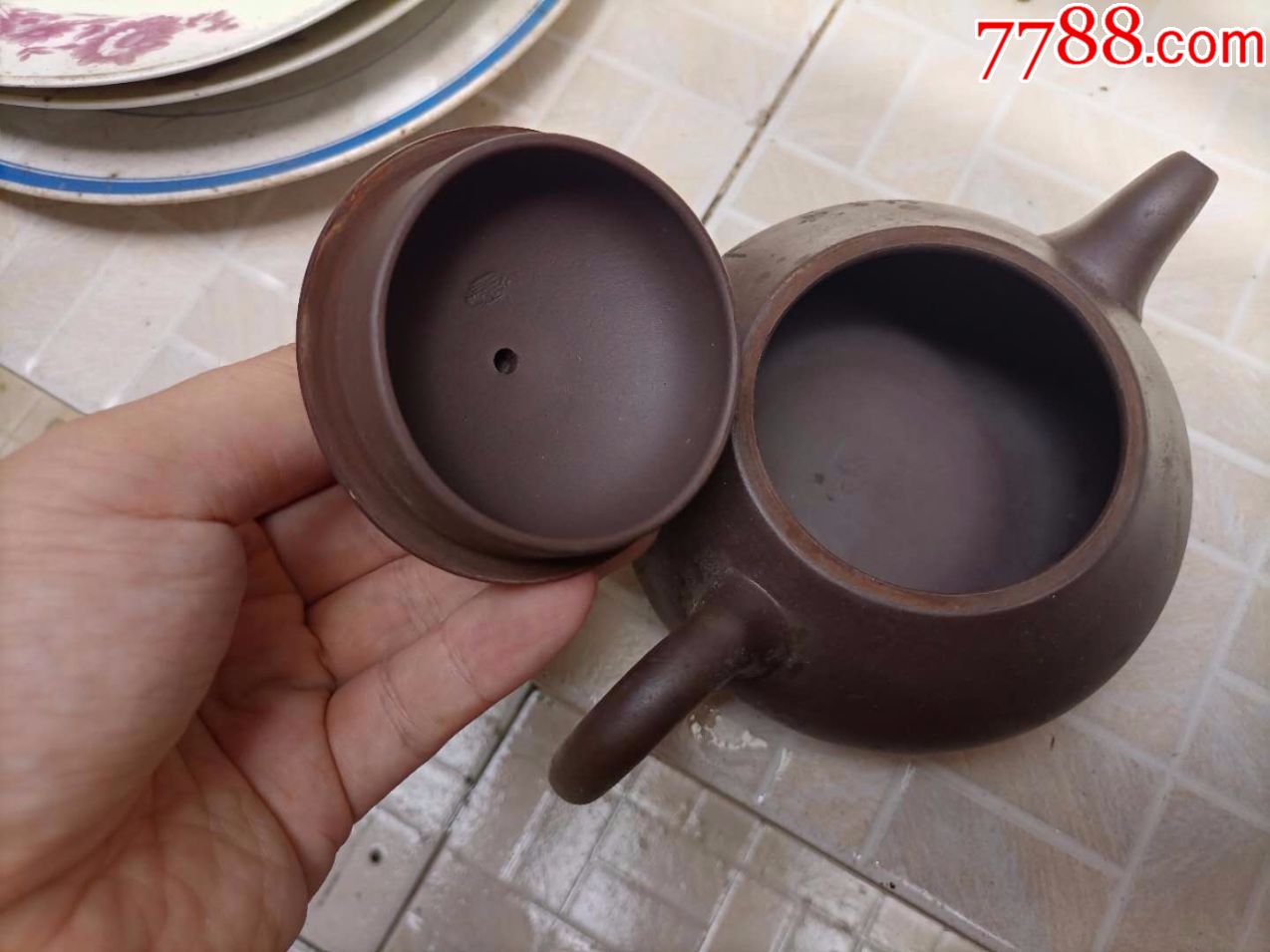 美品紫砂壶一把黄和峰制