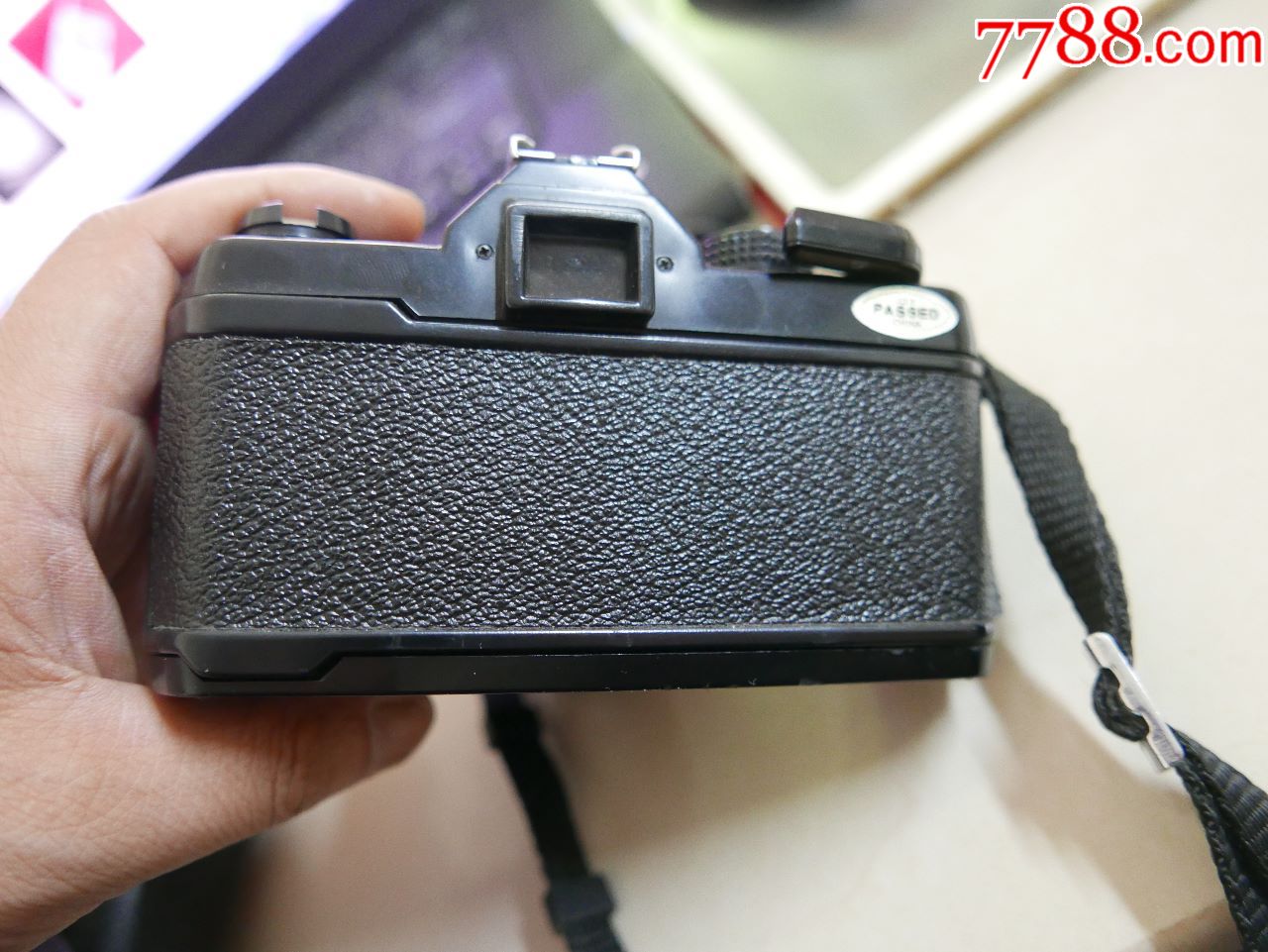 黑色凤凰dc303单反相机501.7红圈镜头品相如新