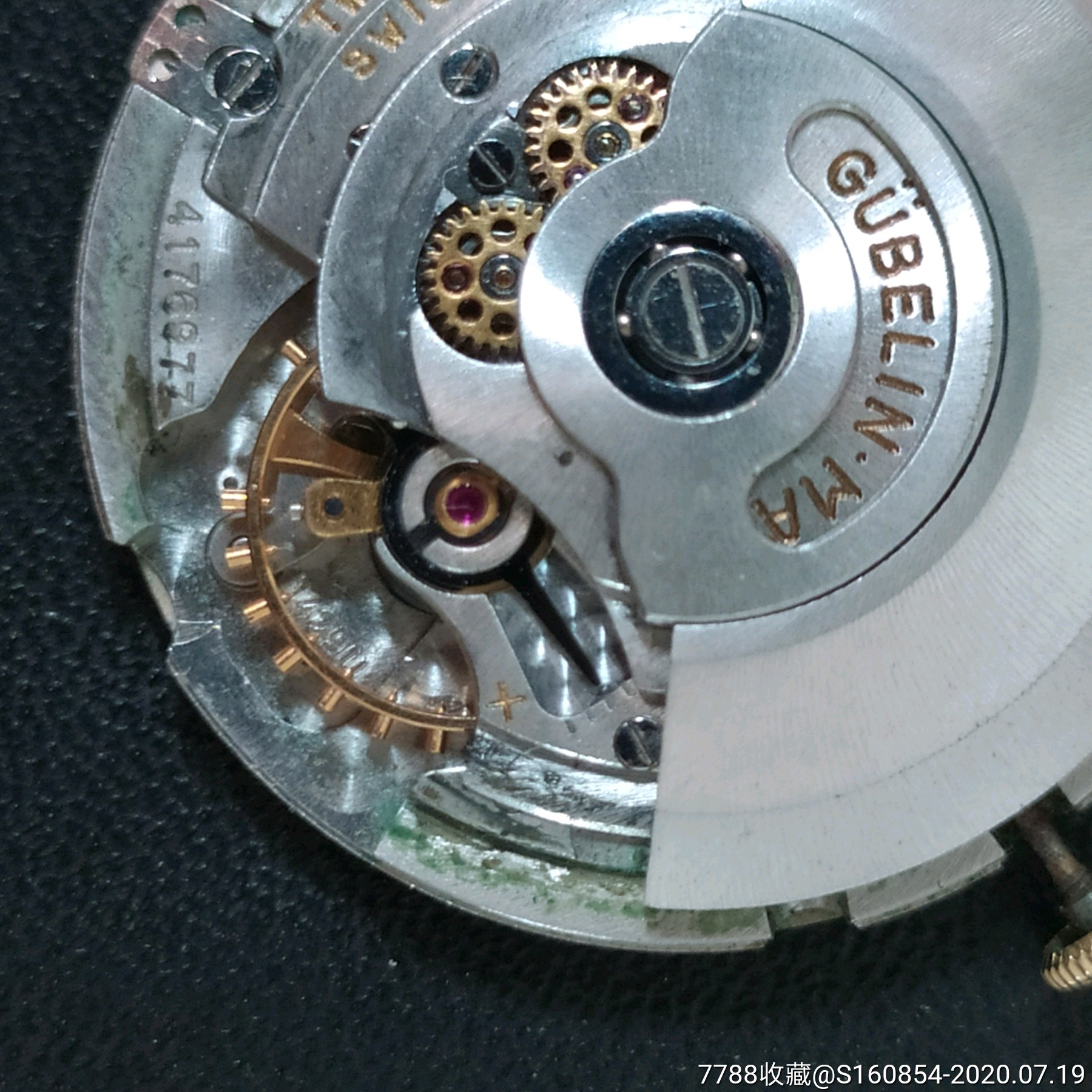 二手瑞士绮年华1429u自动机械拆机机芯